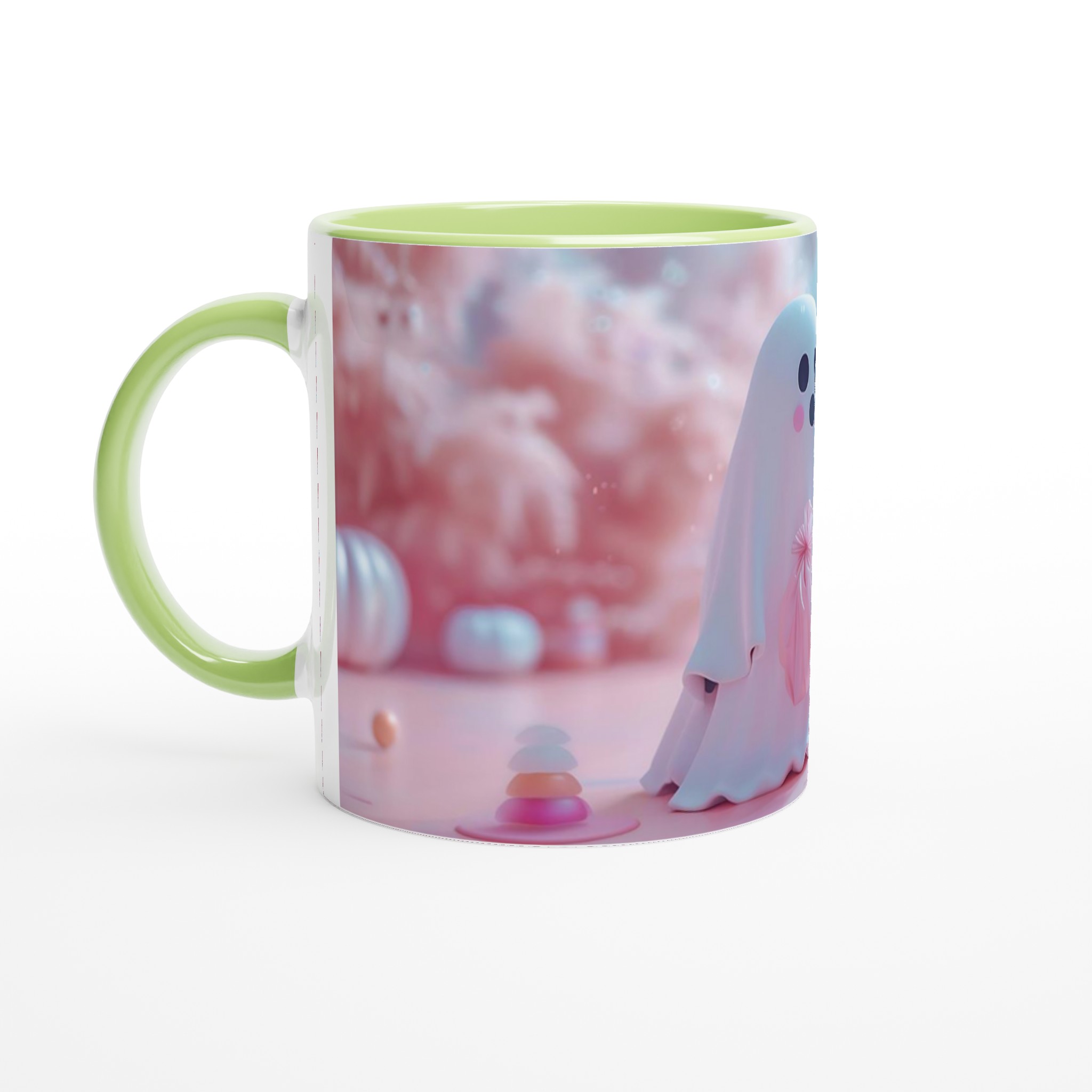 Söt Spöke Pastell Mugg - 11oz Keramik för Kaffe & Te i Flera Färger 6 300e6da0-df36-4772-b9b9-8321d10ea9d2