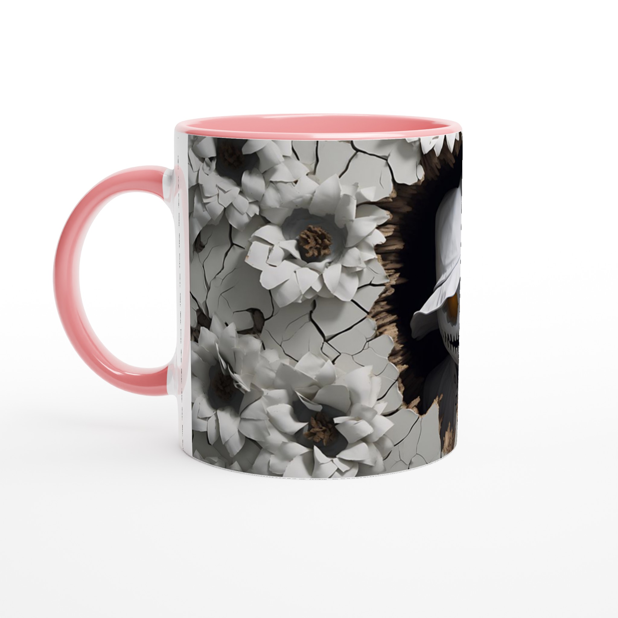 Mystisk Halloweengestalt – Keramisk Mugg med Kuslig Charm i Flera Färger 6 301907db-aff2-48b6-ae72-01d827f0c01d