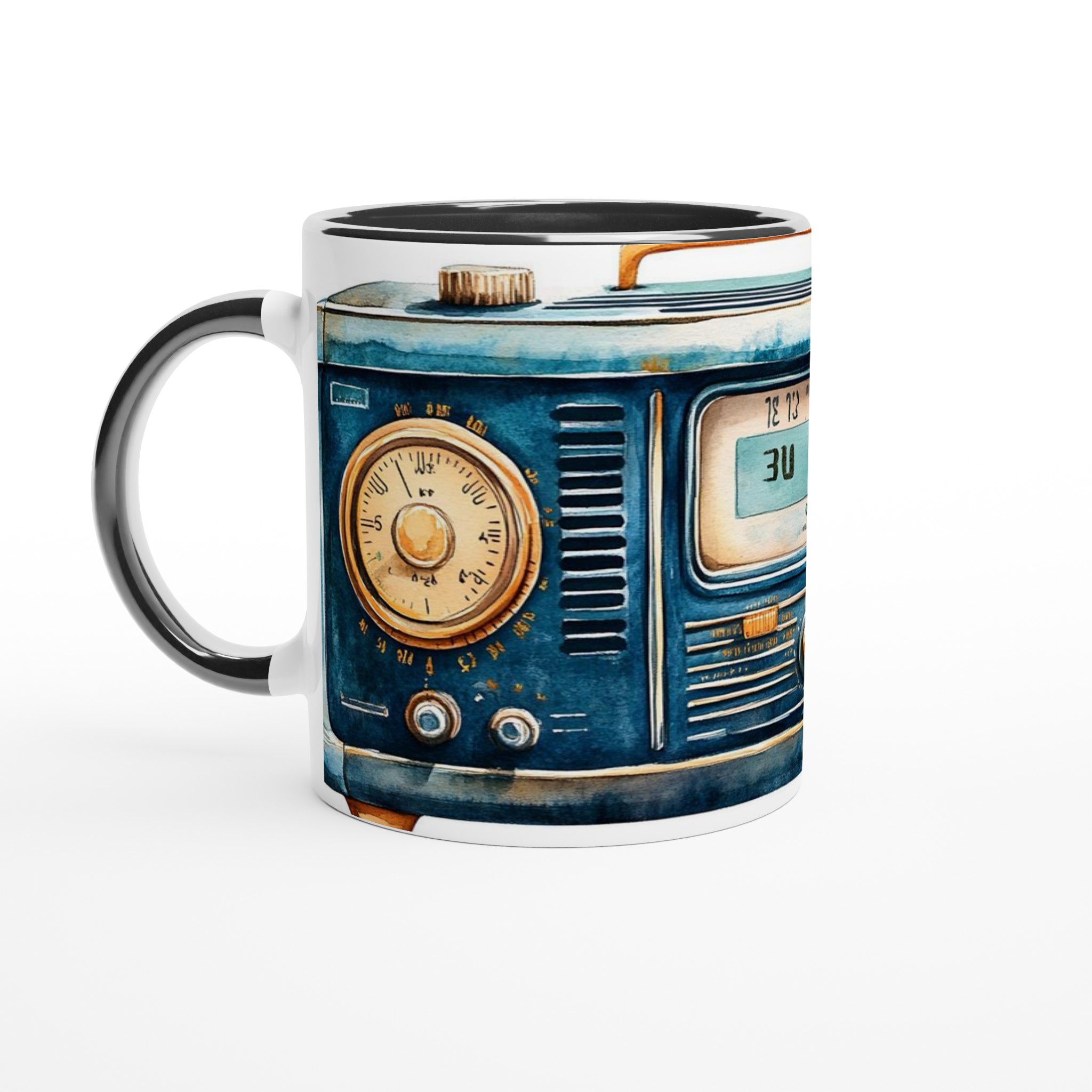 Retro Radiomugg – En Klick Nostalgi i Keramik för Kaffeälskaren, Välj bland 7 Färgstarka Nyanser 2 30381980-a93a-40b0-9270-bbbbb04d0f48
