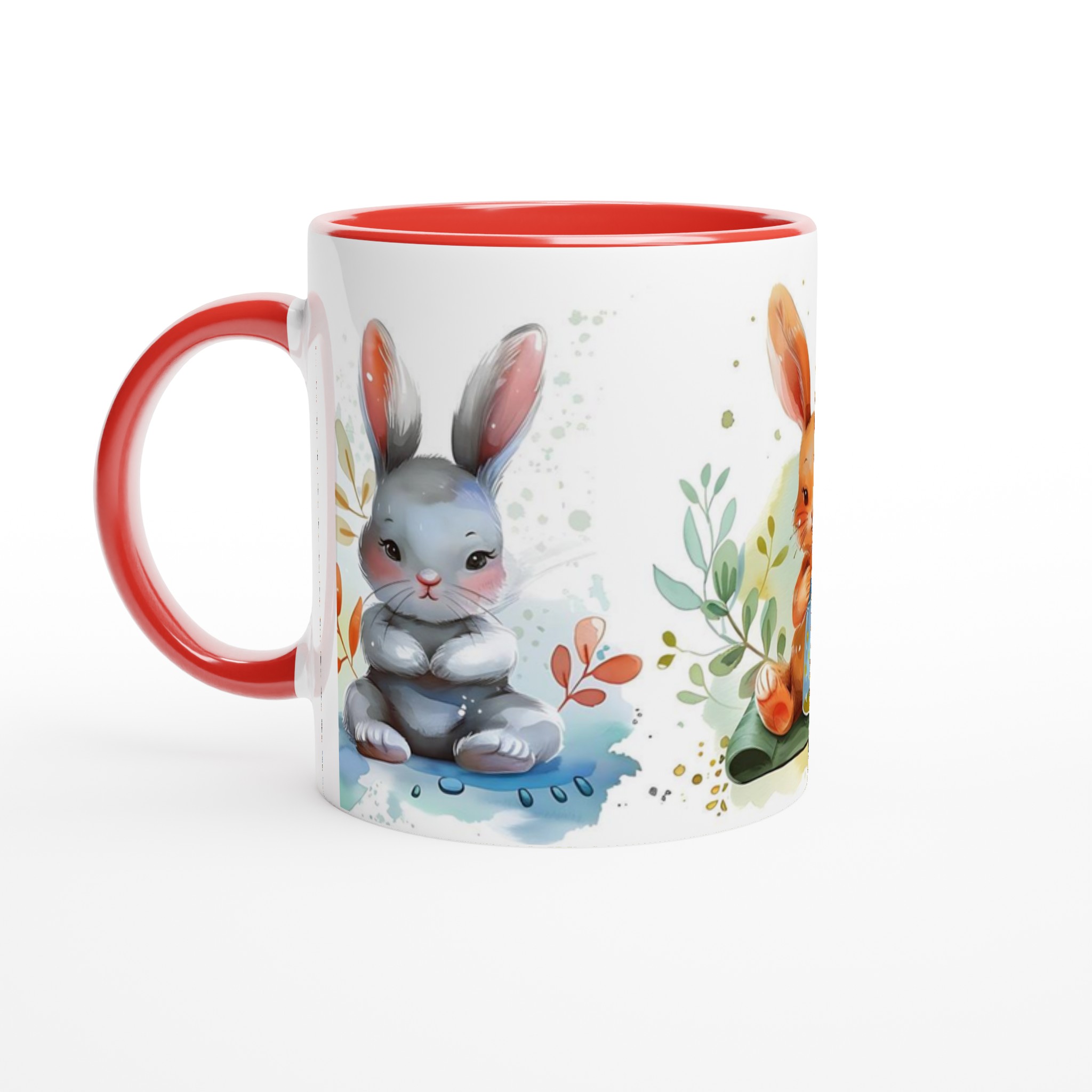 Söta Akvarell Kanin Mugg – Personlig 11oz Keramisk Kaffekopp för Barn & Kaninälskare i Flera Färger 2 30555430-43e1-42cc-843e-9269798f3dfa