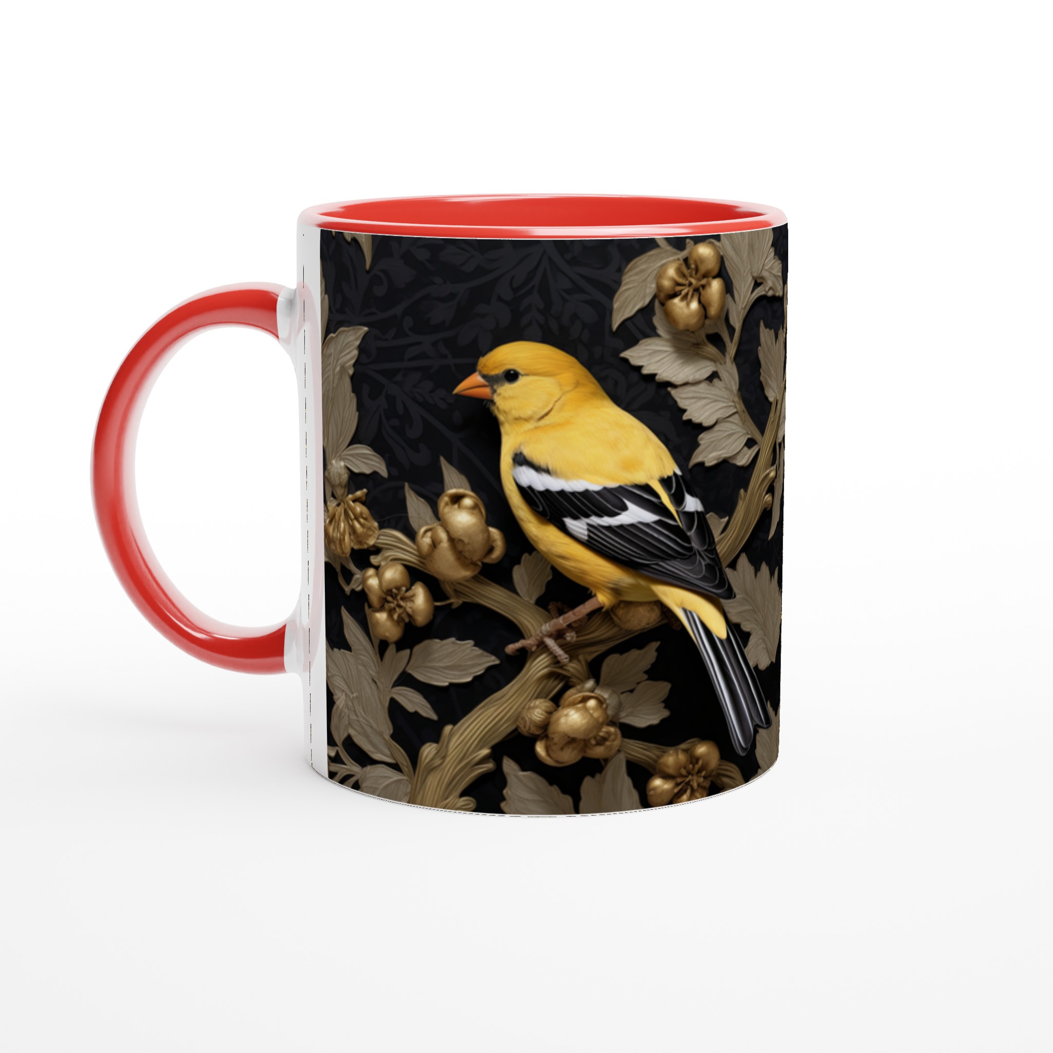 Guldfågel Lyxmugg – Konstnärlig Keramisk Kaffekopp med Exklusiv Fågeldesign, Välj din Färg! 2 30662922-653e-4a00-aec9-3de805cfbb3c