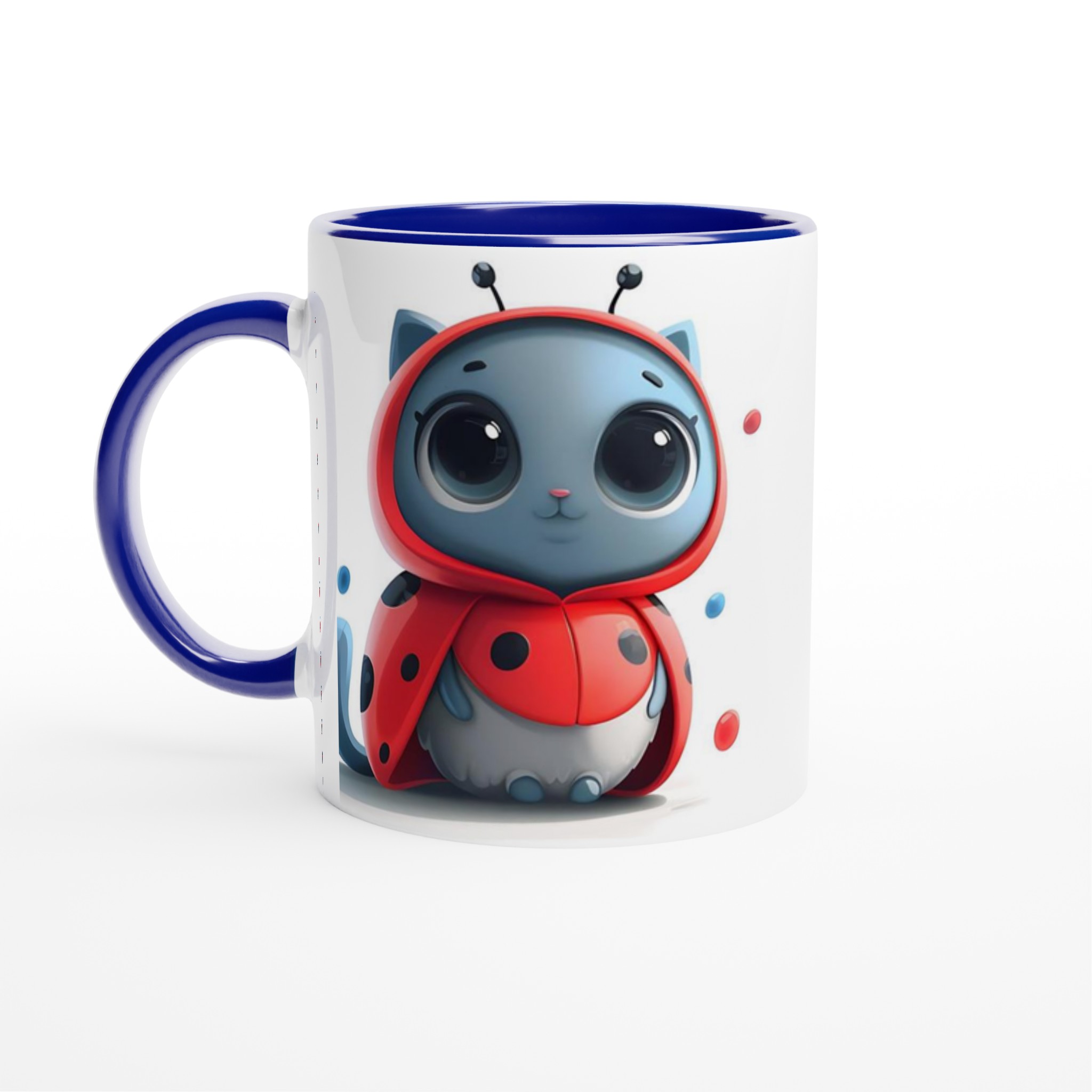 Söt kattunge nyckelpiga design 11oz keramisk mugg - Välj din favoritfärg! 4 30b7c83d-6efd-407d-817e-ff110b50ebd2