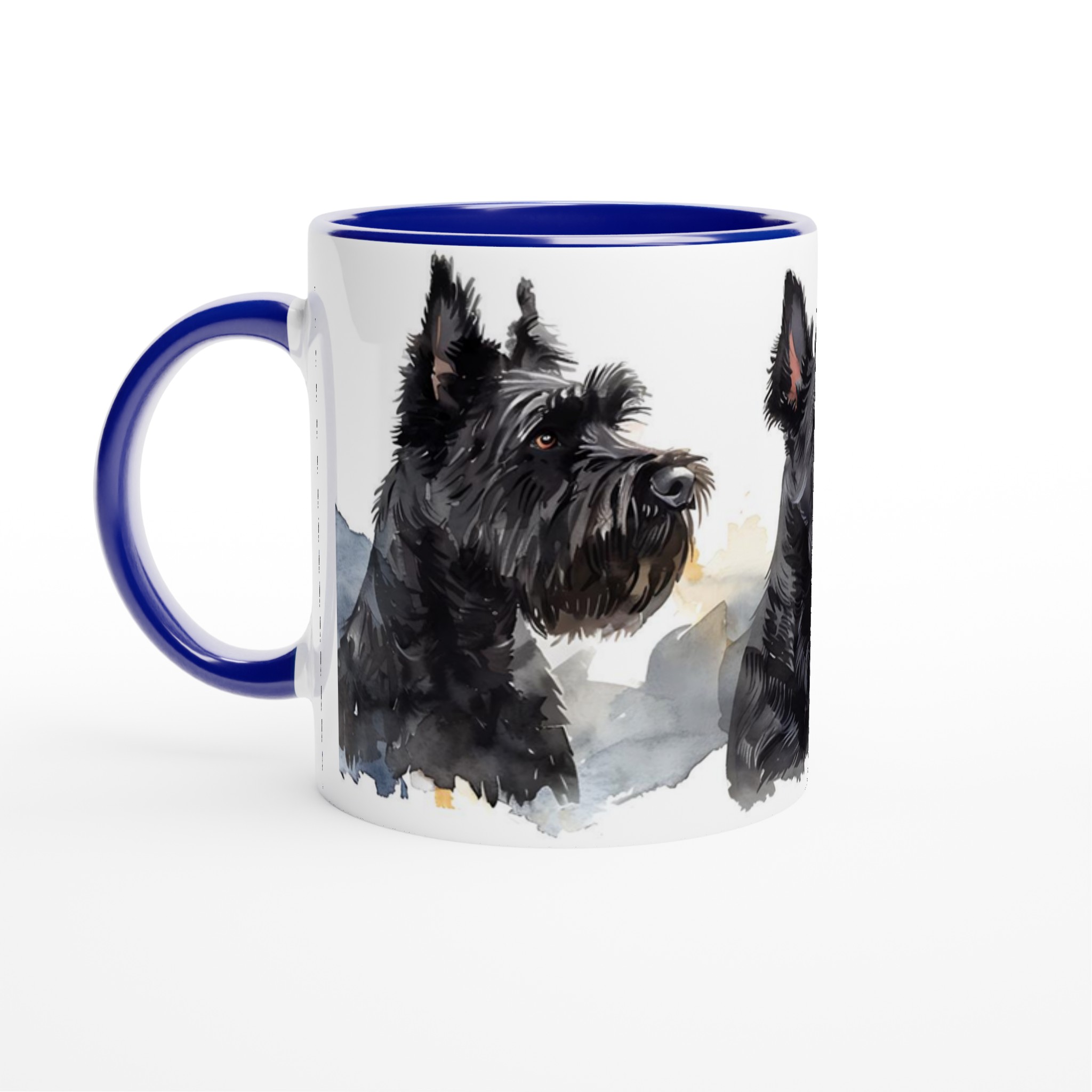 Terrier Triumf: Elegant Svart Akvarellmugg – En Perfekt Present för Hundälskaren i Sju Färgval 7 30bb6dba-0fca-413e-9e2f-89fc07283ad4
