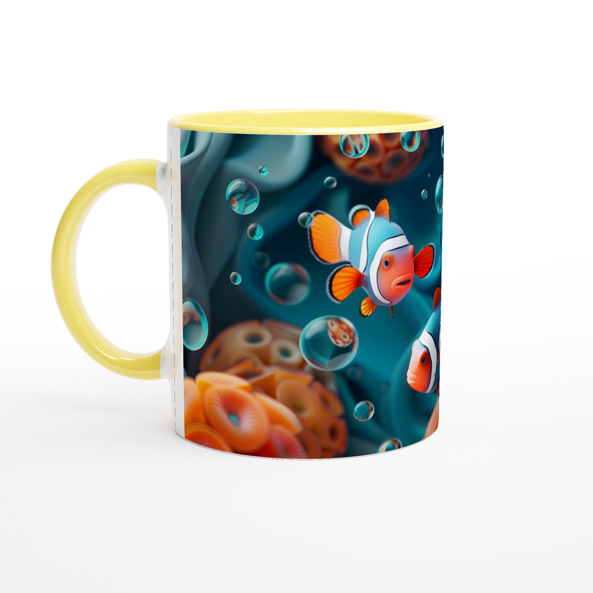Marin Dröm 11oz Keramisk Mugg – Färgglad Klovfisk Design i Flera Färger 5 30d2fdd4-dc94-4a4c-9838-4510b38f0151