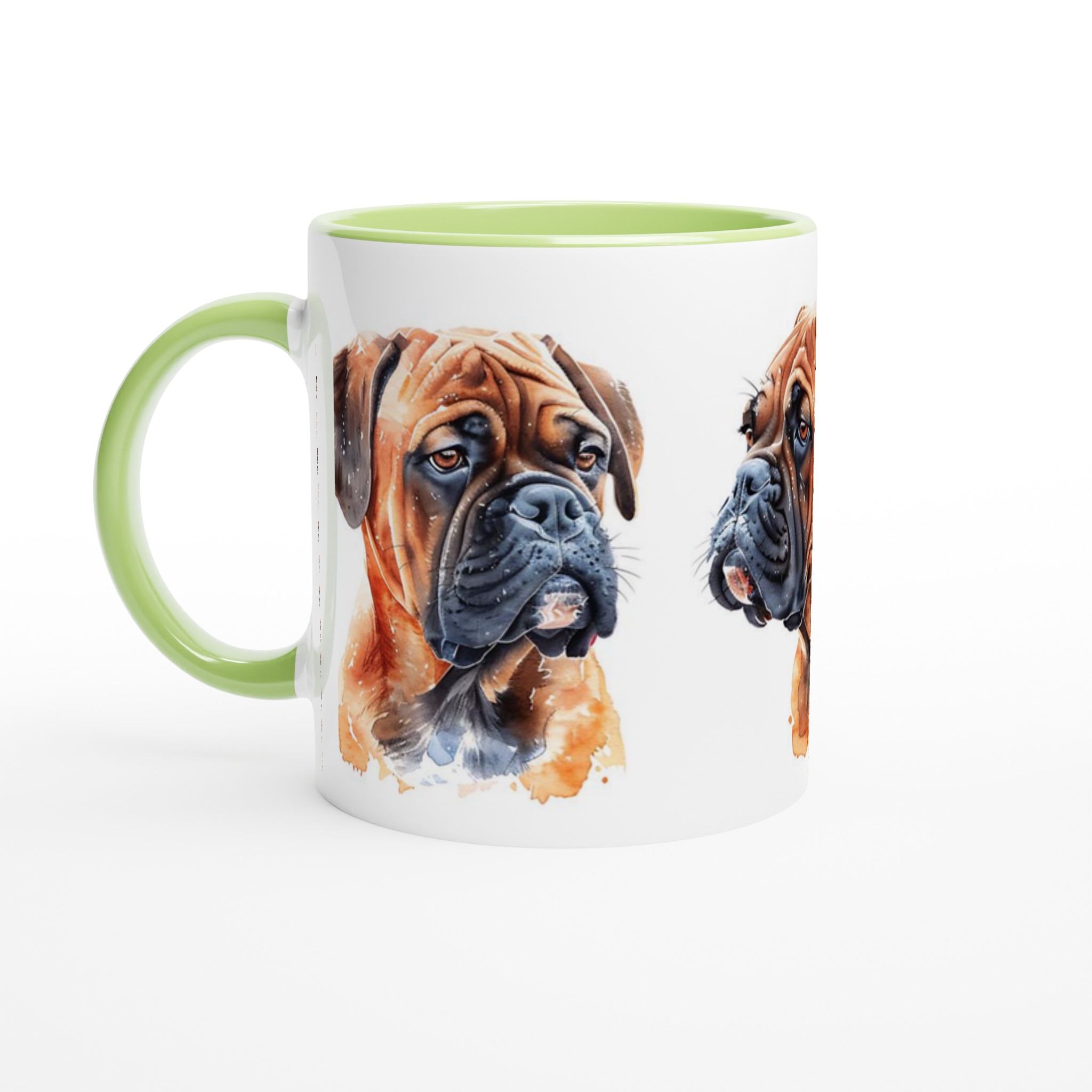 Boxerhund Akvarellmugg – Konstnärlig Kaffestund med din Favoritras, Välj din Färg 6 31430744-3b03-48c8-8dc1-a4ef74c8ed8e