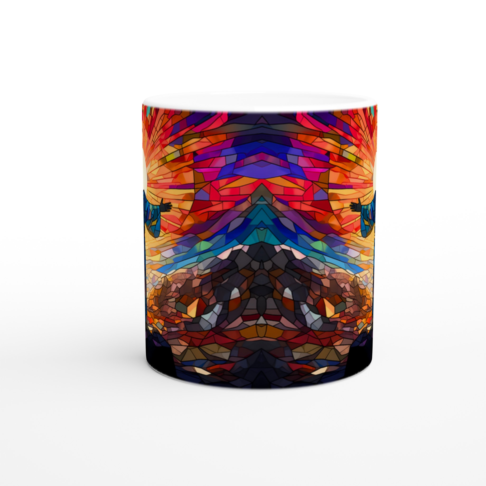Upplysande Glädje Keramikmugg - Färgsprakande Glasmosaik Design i Valfri Färg 8 31712c75-a8f6-45fc-9864-b635409bf0ba