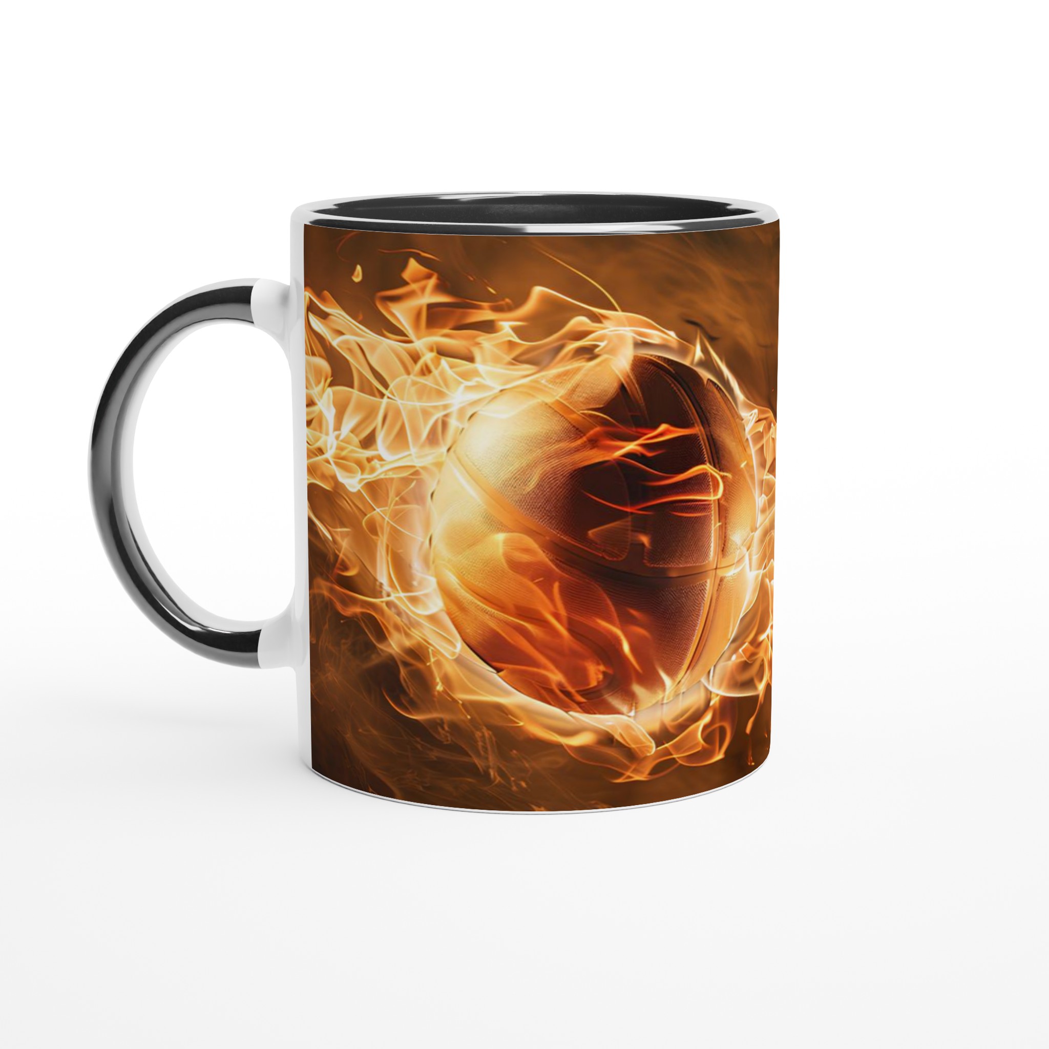 Fiery Basketball Keramikmugg - 11oz, Välj Din Färg! 7 3175f303-a449-4d42-8507-e3e9775cad41