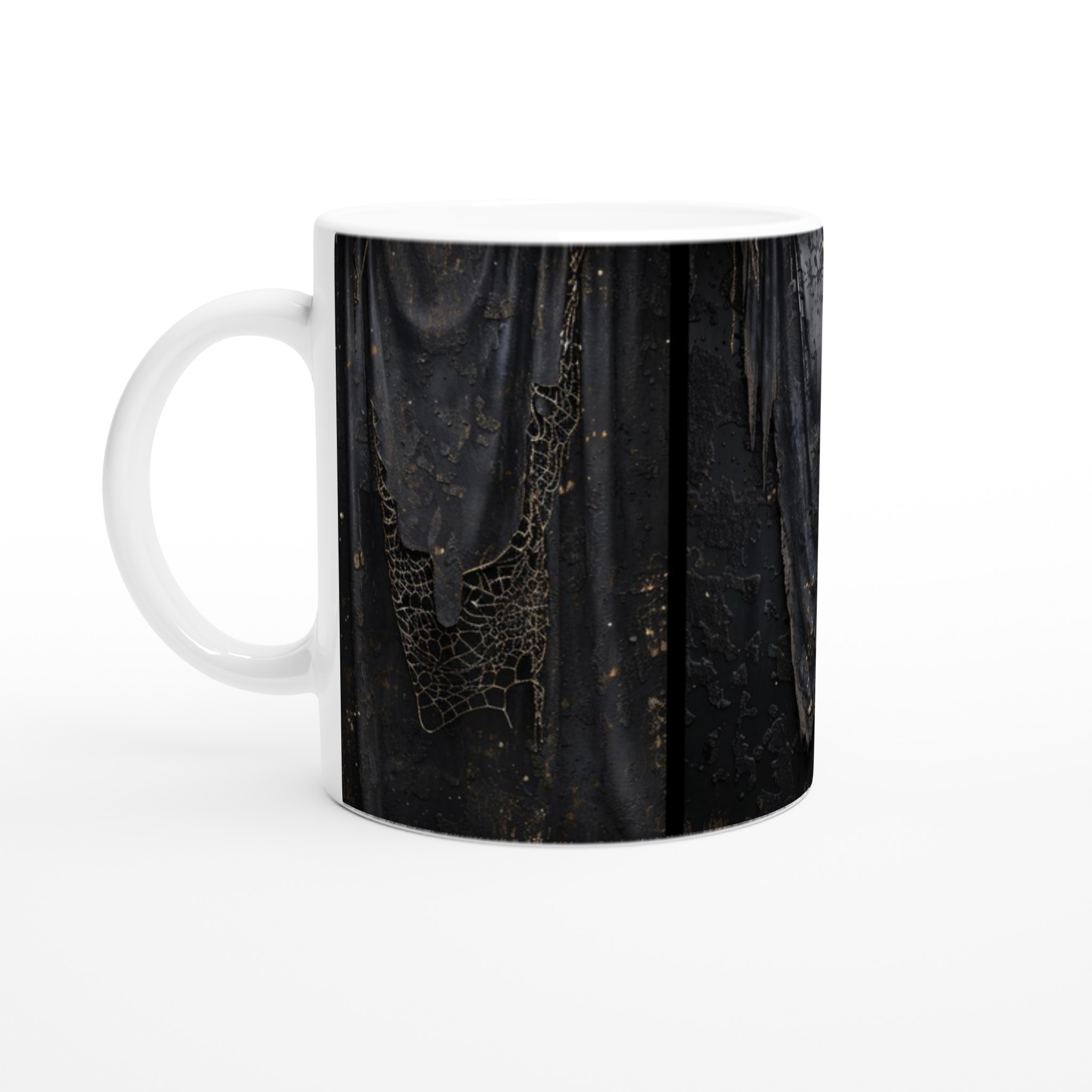 Abstrakt Guldregn Keramisk Mugg - 11oz Konstnärlig Design i Flera Färger 1 317ddc72-6d99-412d-bf7e-fcaa578385e1