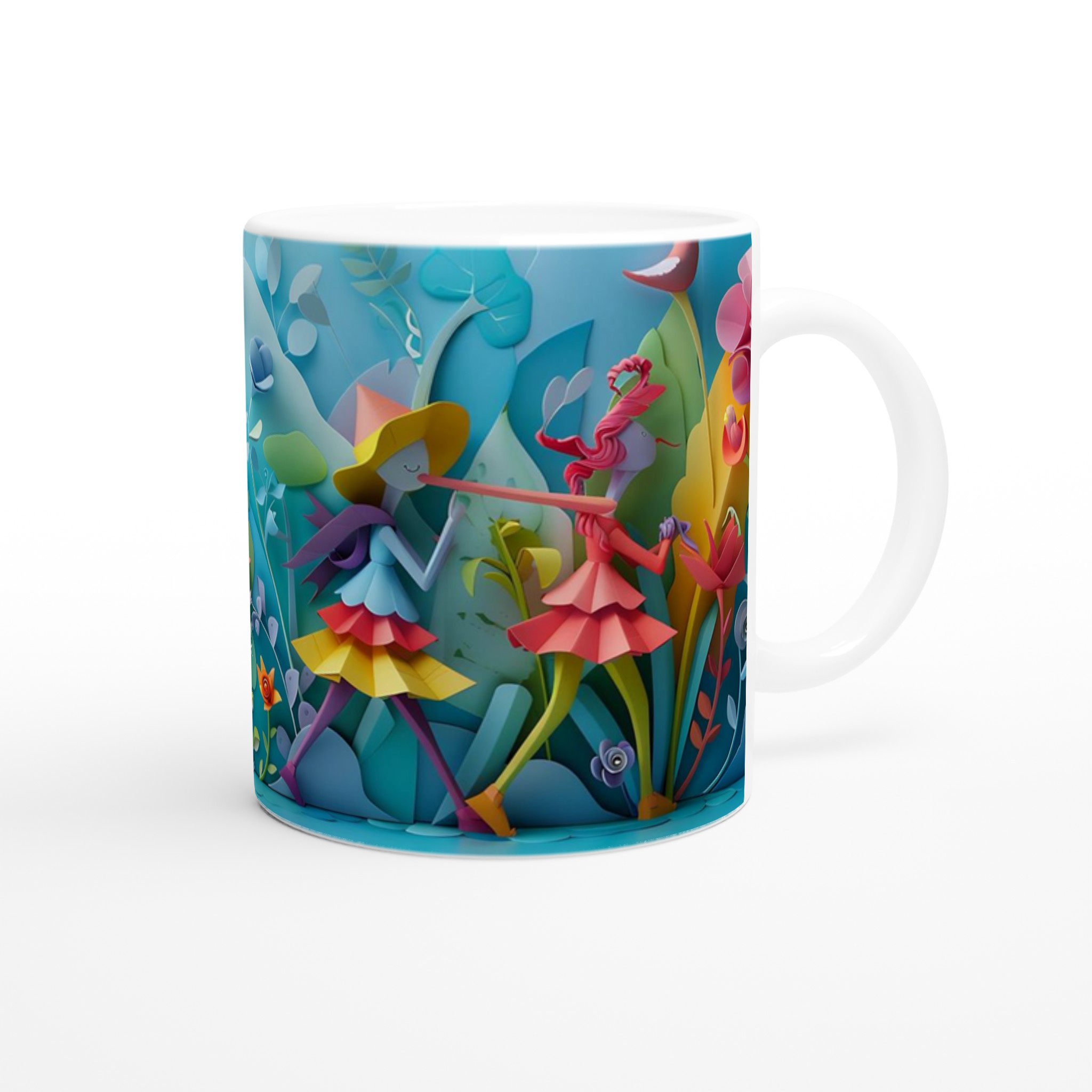 Magical Papercraft Fantasy Mugg – Kaffekopp med lekfull design, finns i åtta livfulla färger! 9 3190a163-d144-4f26-b6f7-230c24e0419c