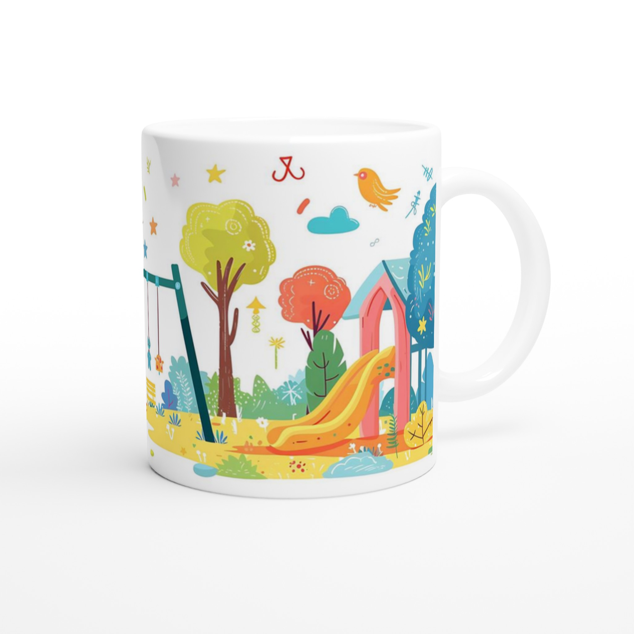 Lekfull Keramikmugg 11oz – Barnsligt Motiv i Varm Höstfärg, Välj Bland 7 Levande Nyanser! 9 319c4cc5-47a1-4c3b-9ede-91b76e9d1180