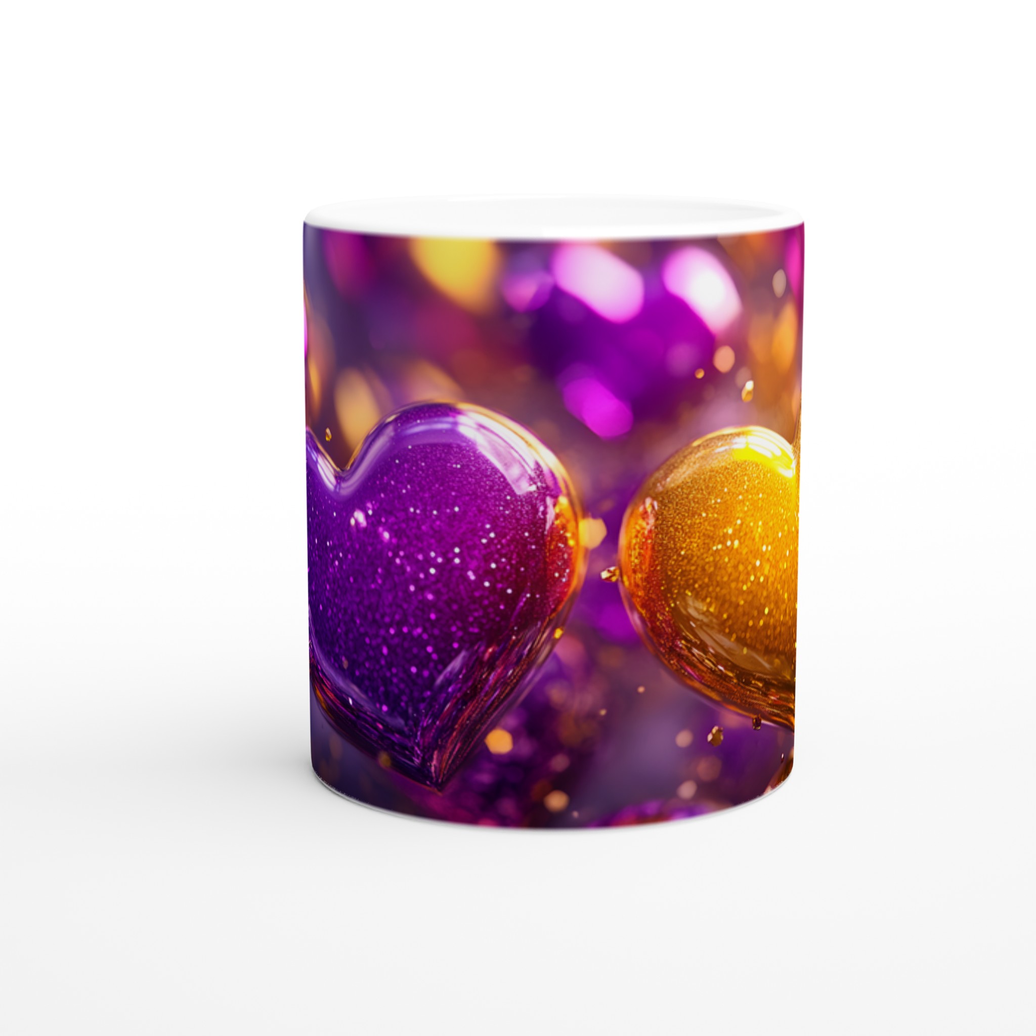 Glittrande Kärlek Mugg: Välj bland 7 Strålande Keramiska Färger – 11 oz 8 319ec33d-292b-442d-bcc2-fd9d7087d3f8