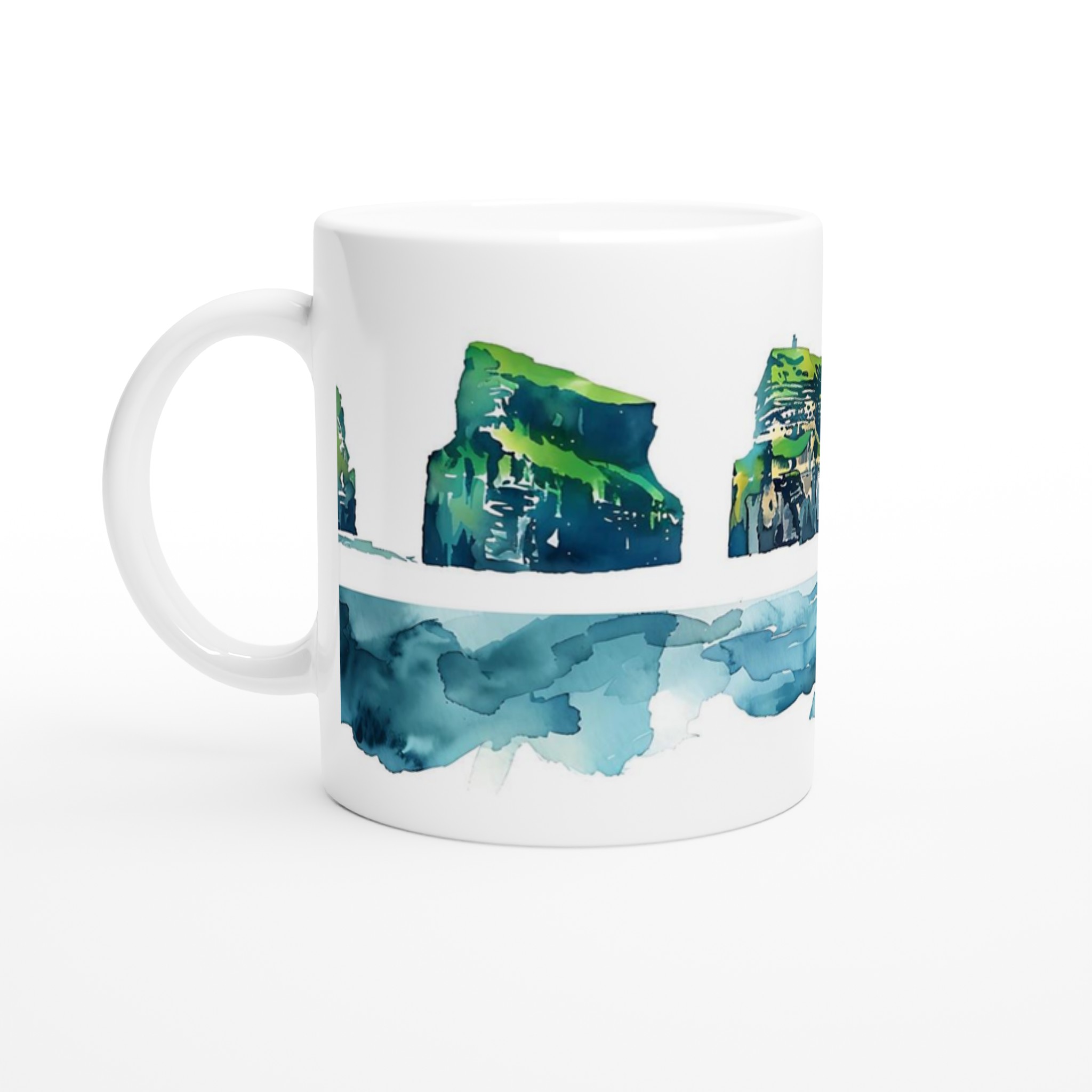 Klippkustens Charm: Akvarellinspirerad 11oz Keramisk Mugg – Välj bland 7 Färger! 1 31f157af-b56c-4a27-a59e-b76a24e3e0fe