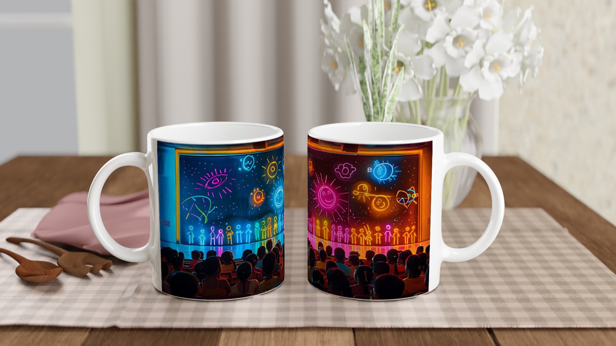 Neon-Glam Keramikmugg – Din Favoritdryck i Strålande Färger, 11 oz 10 31ff3c7d-c60c-42bd-bdeb-a07594ebb2f0