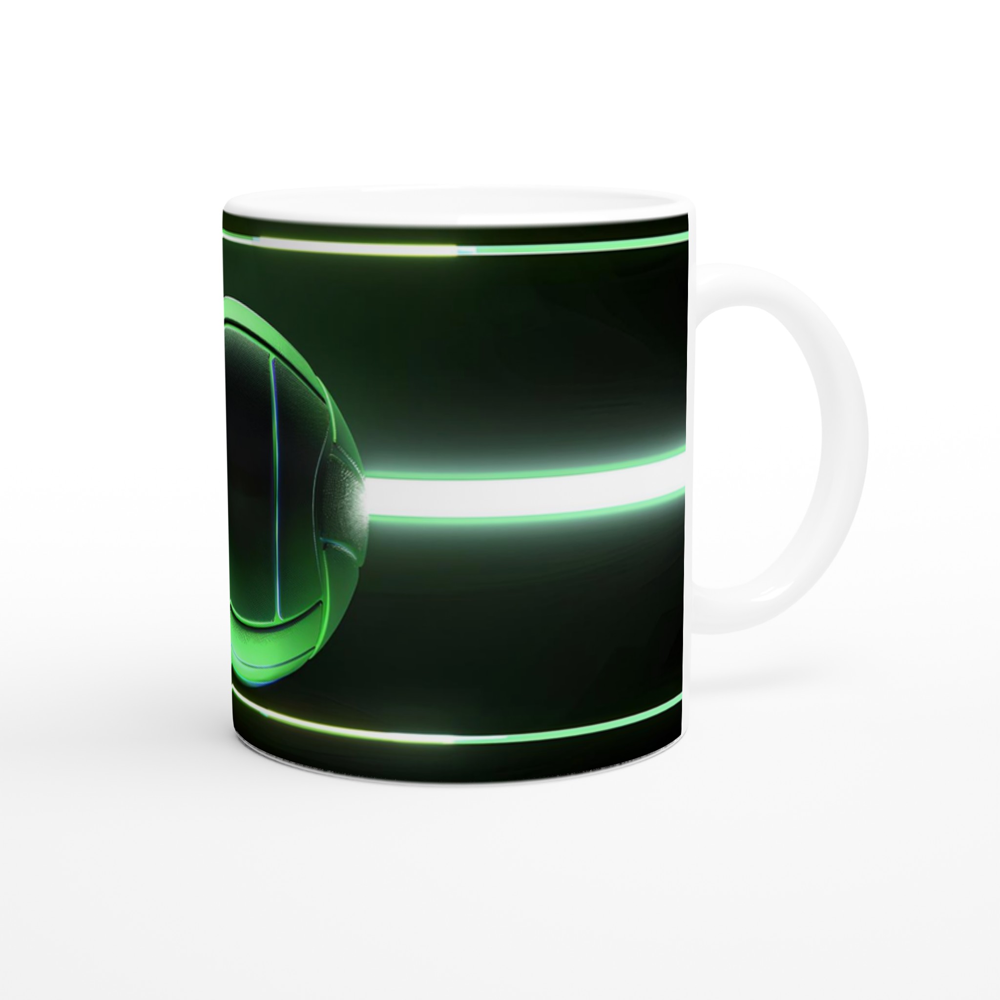 Neon Volley – 11oz Keramisk Mugg: Låt ditt motiv glöda i ett spektrum av färger! 9 3230d358-20cd-4620-9b0c-93a63d0a2b23