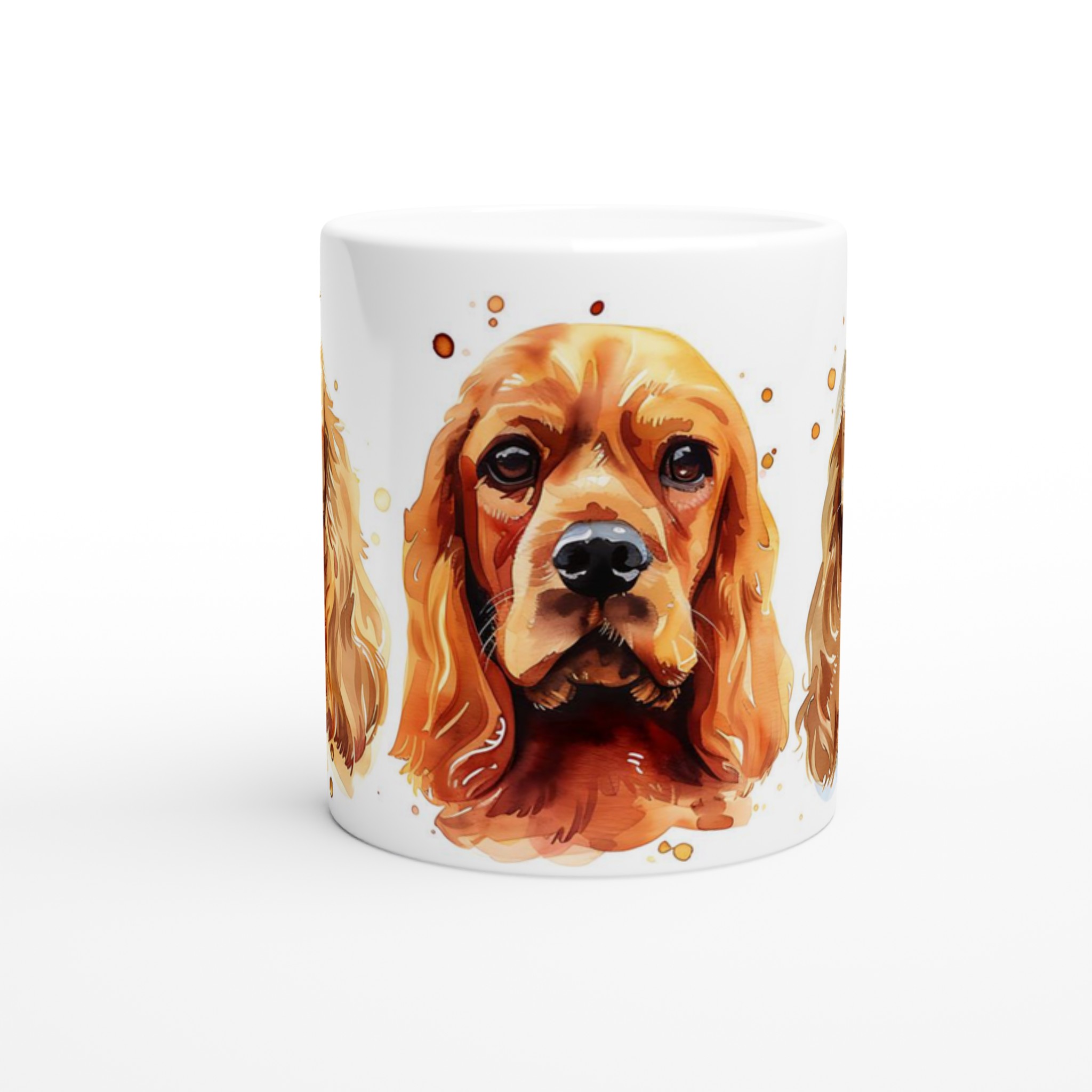 Cocker Spaniel Akvarell Mugg – Personlig Kaffemugg i 7 Färger 8 327c12de-0dfb-4ac2-96c7-dad81ce317bb
