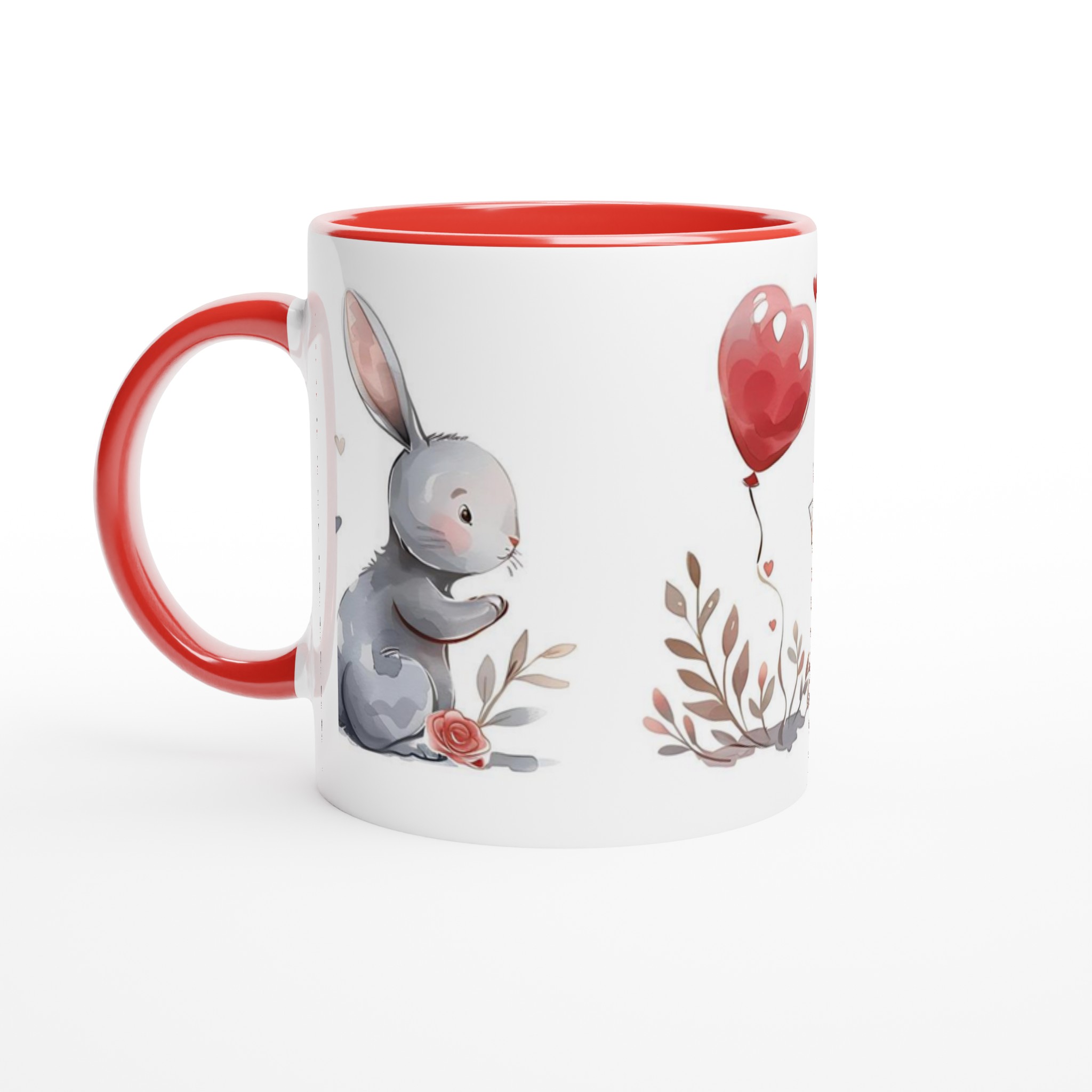 Söta kaniner akvarell 11oz keramikmugg – personlig present i valfri färg 2 32c2c3dd-6e0e-4d7d-82c9-ac2278740627