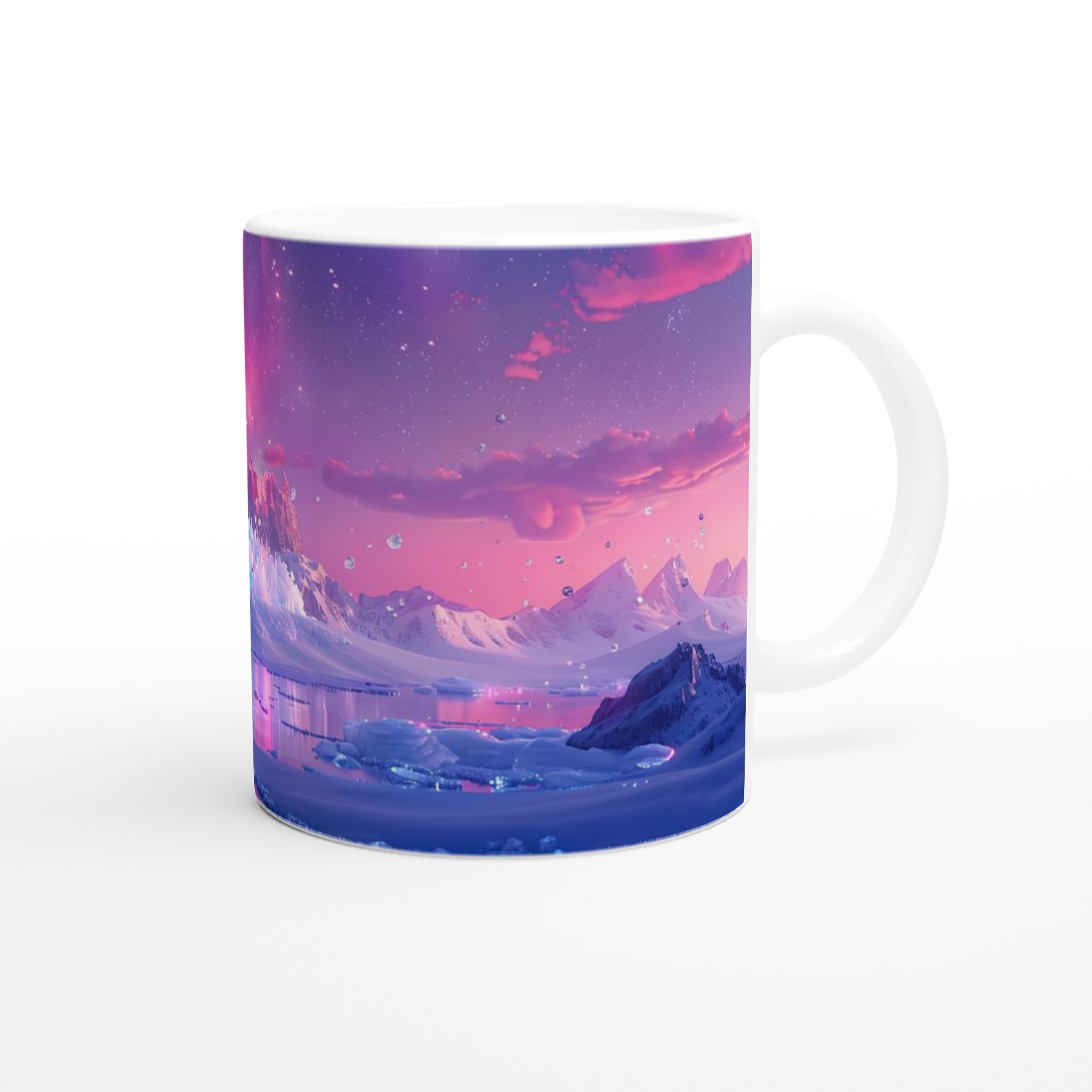 Magisk Vintermugg – Frostig Kristallstad i Skymningen – 11oz Keramisk Mugg i Valfri Färg 9 33237517-826b-4b95-92b5-77ae06c7471c