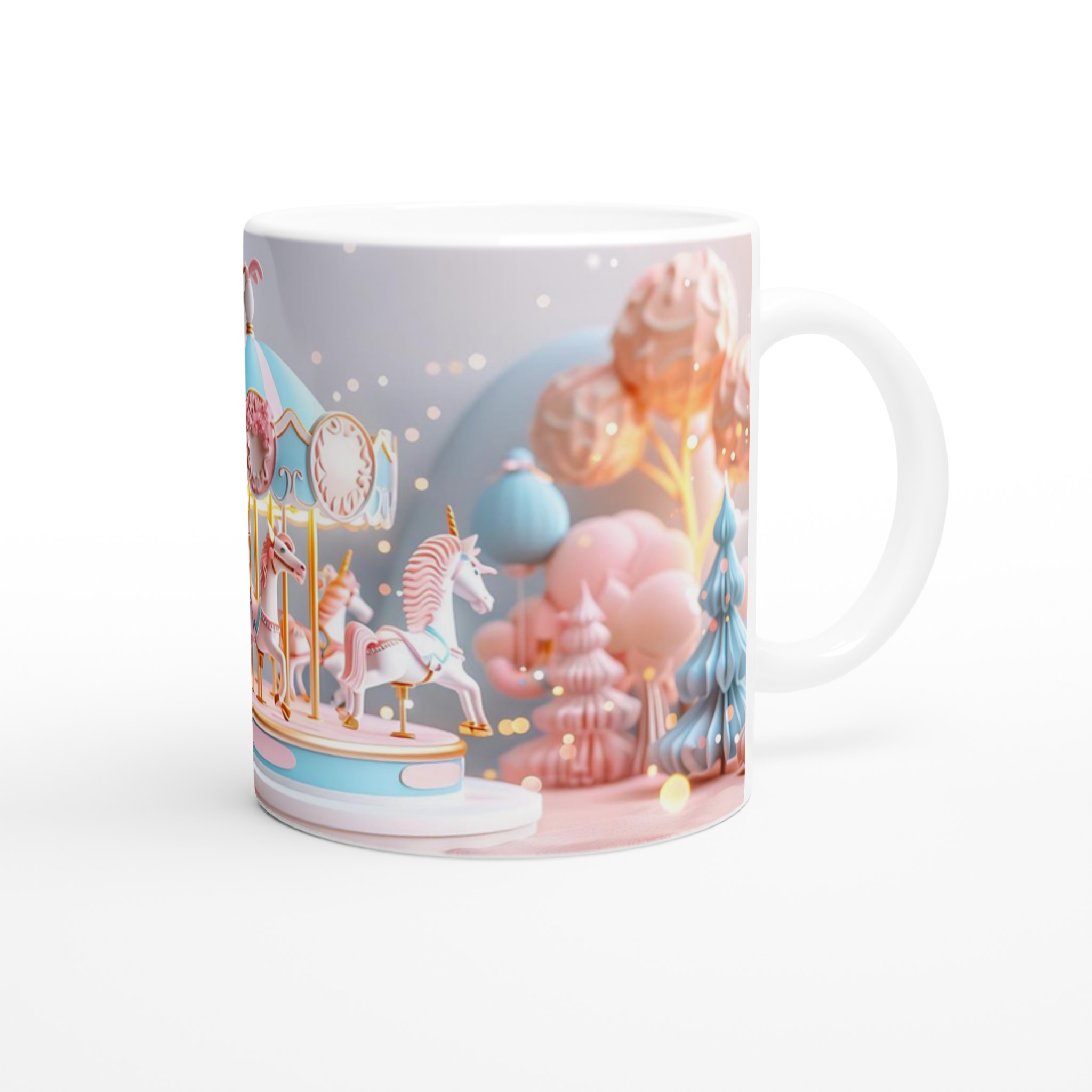 Magical Karusell Keramikmugg - En dröm i pastellrosa och blått för din fika 9 3352e9aa-cc9c-49b8-a056-78790226f25f