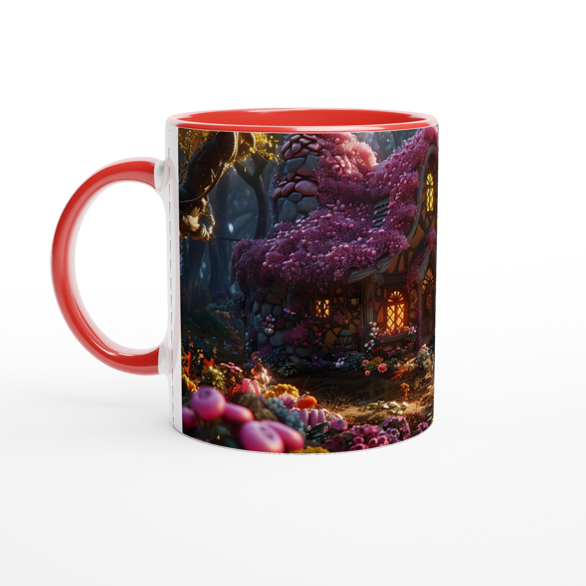 Fairy Tale Cottage Keramisk Mugg – Drömsk Design i Livfulla Färger 2 33b4a204-aa8a-4993-813a-8be223535213