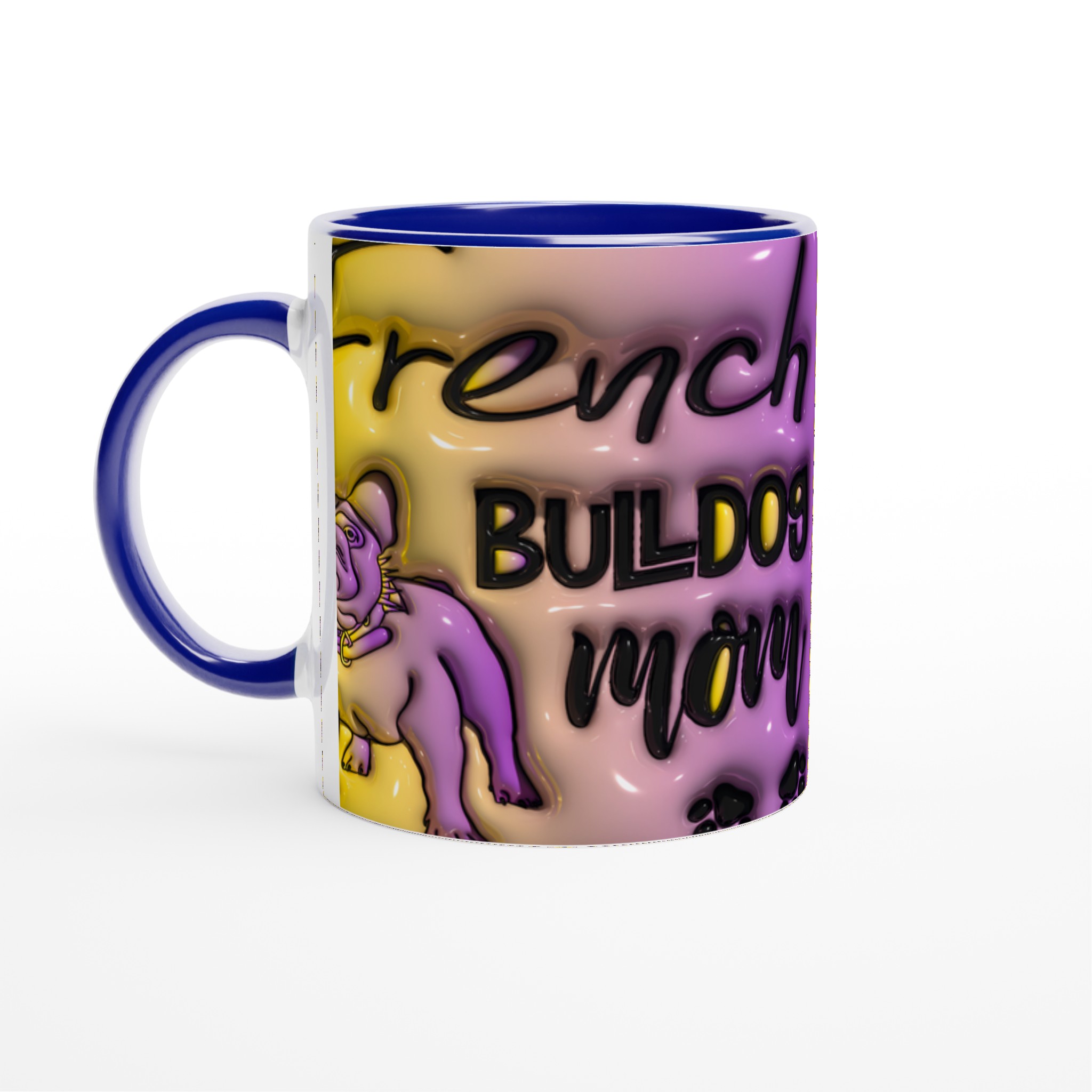 French Bulldog Mom Keramisk Mugg – Unik Design i Klara Färger för Kaffeälskare 4 33f0fa19-01ff-4fb9-bfa7-ab5b0c9a2aee