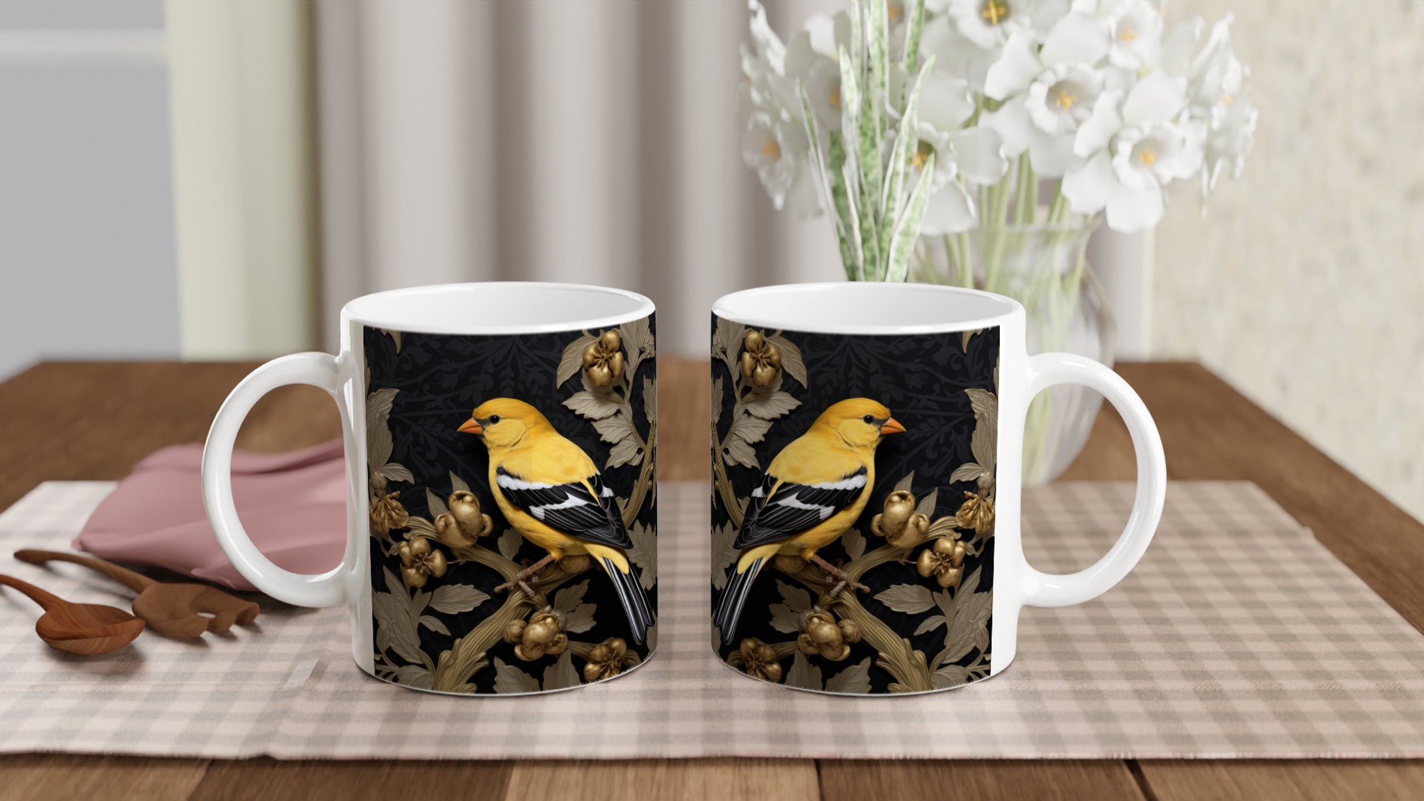 Guldfågel Lyxmugg – Konstnärlig Keramisk Kaffekopp med Exklusiv Fågeldesign, Välj din Färg! 10 3402b3e5-d62f-4a4f-8999-d31b8f4ae0dd