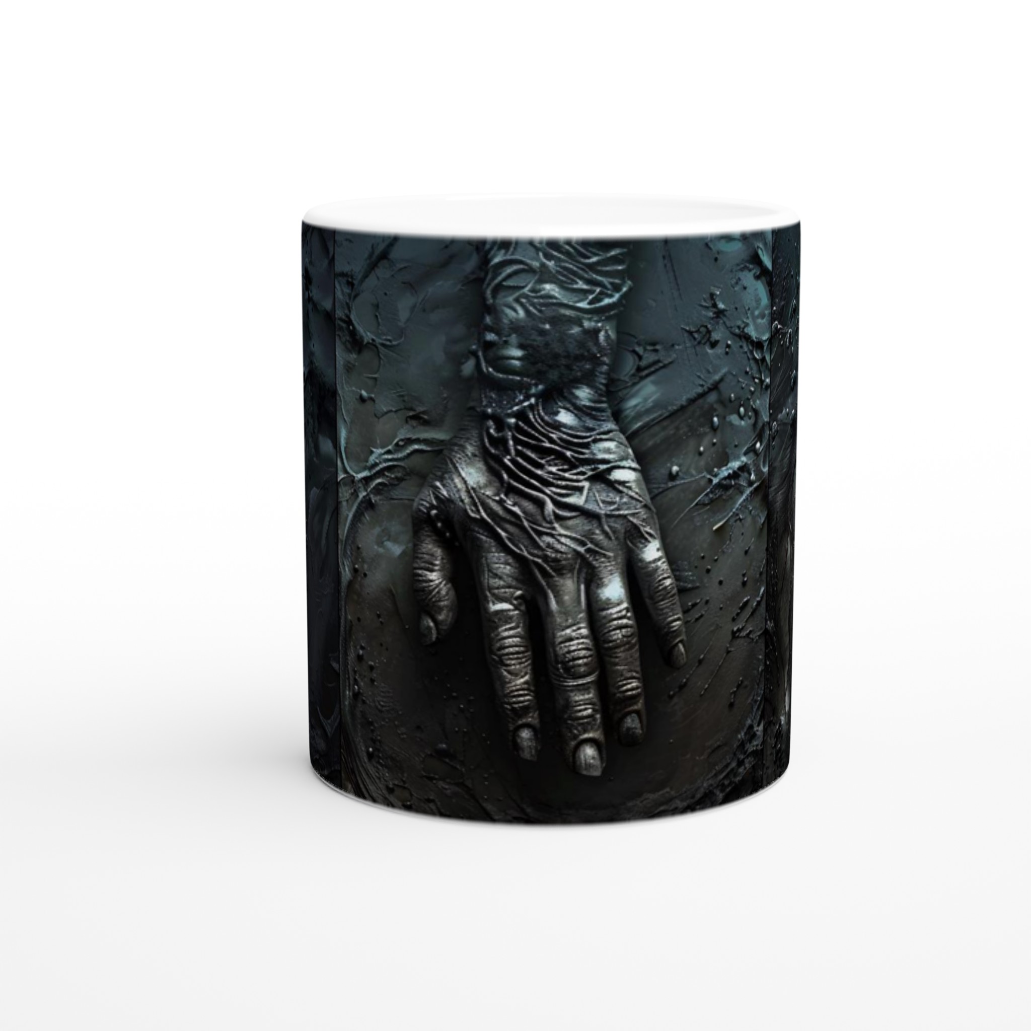 Abstrakt Mörk Energi Keramisk Mugg - 11oz Konstnärlig Design i Valfri Färg 8 343ea718-5b9a-4992-b1ed-ff58caa68295