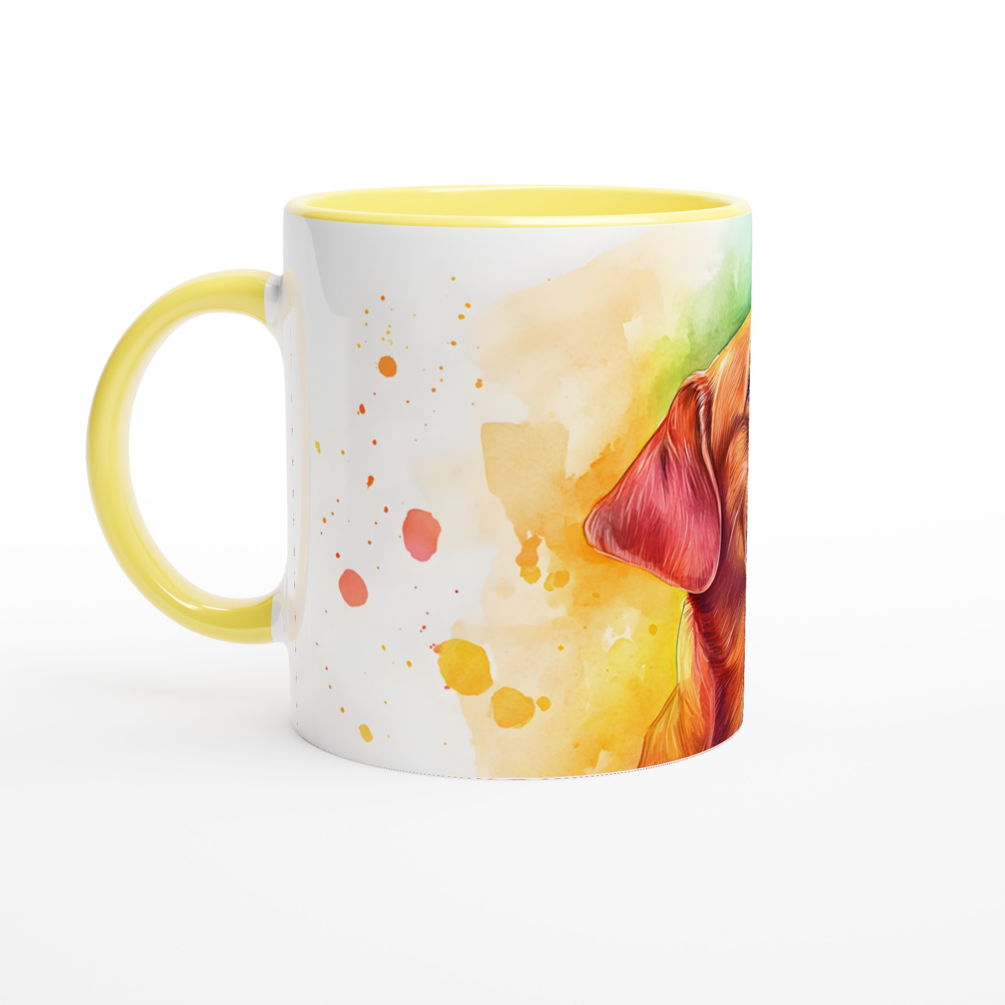 Färgsprakande Labrador Mugg – En Glad Vän i Akvarell | 11oz Keramikmugg i Valfri Färg 3 3470c61d-88a4-4d2a-9ce7-69315ec57436