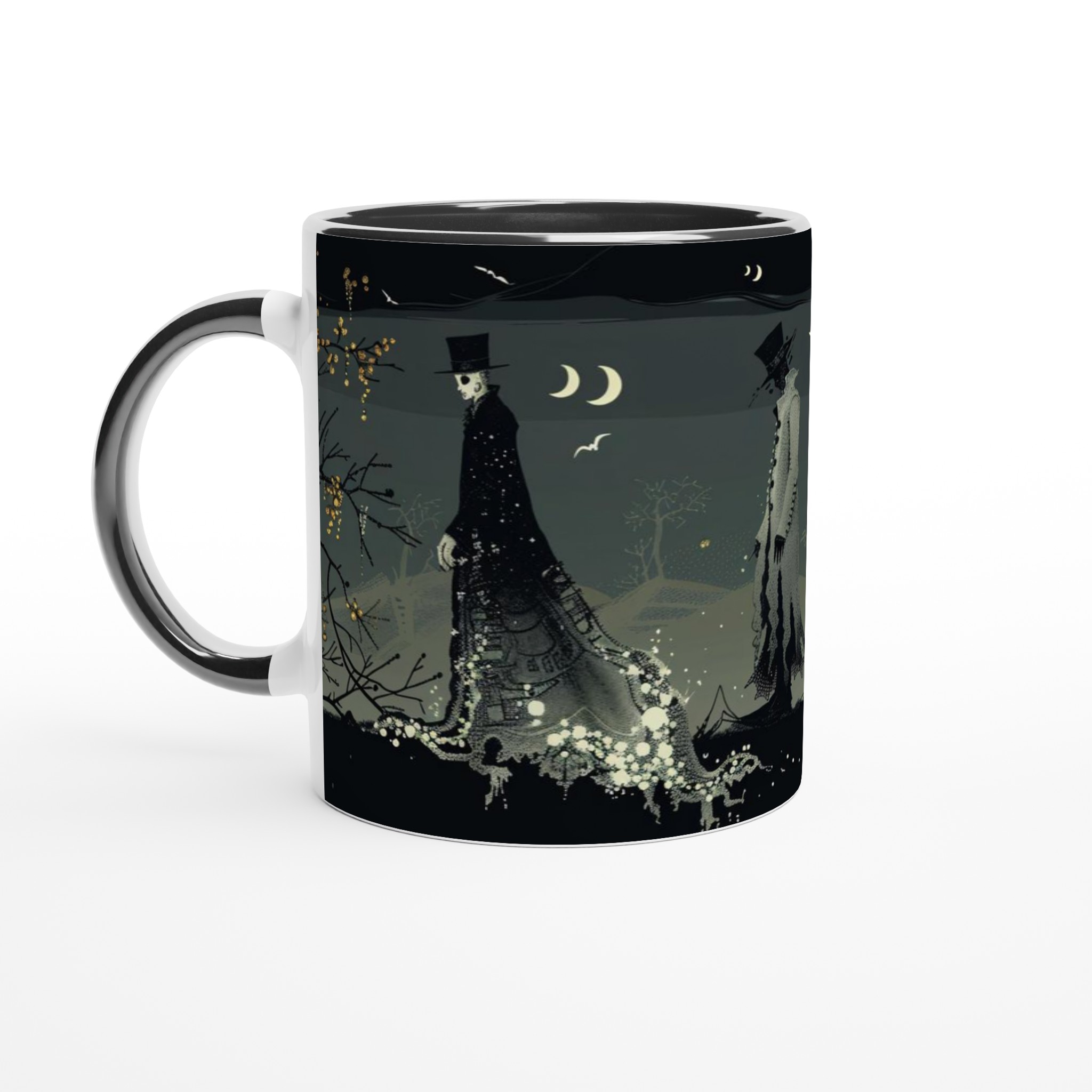 Mörk Romantik Keramikmugg - Gotisk Stil & Fullmåne Vibe 7 348dbd53-2fbe-4452-907f-b8e4724c866b