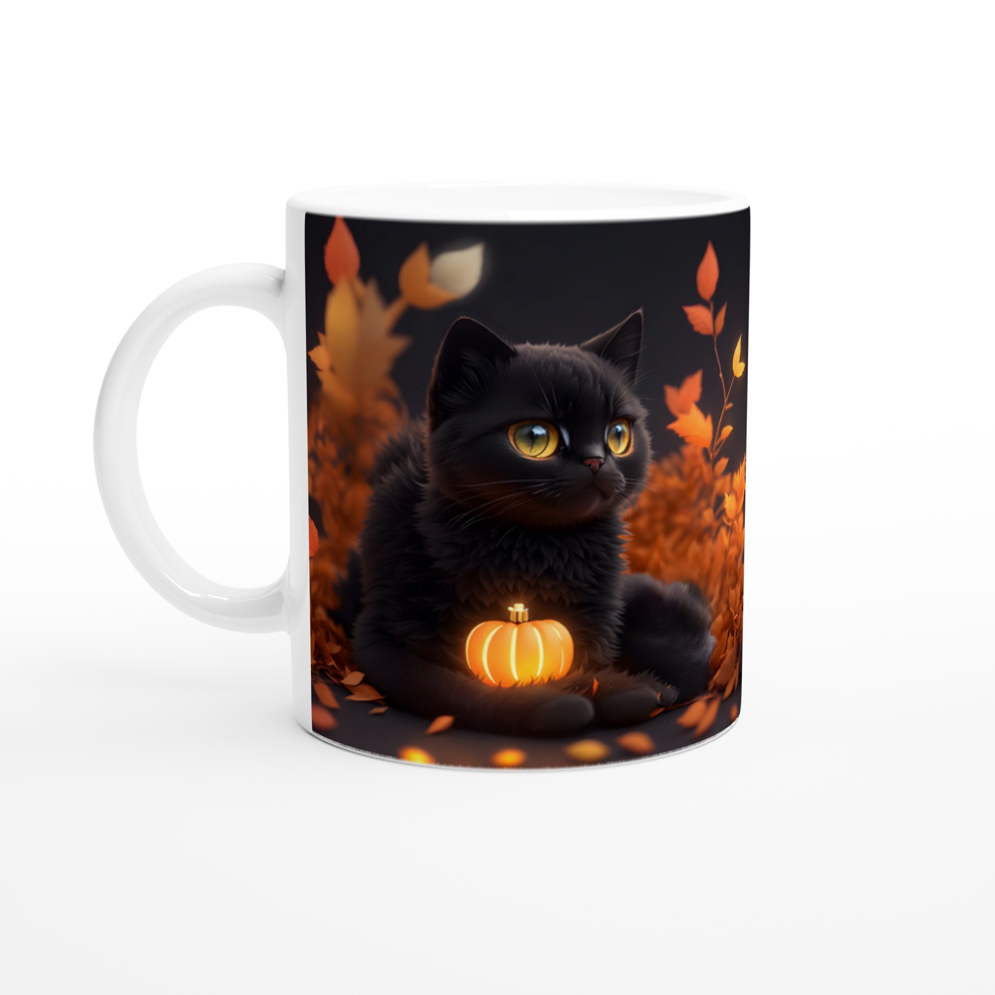 Mystisk Svart Katt Halloween Mugg – Perfekt för Höstens Mys, Välj Din Färg! 1 3560670b-ca2d-412b-832f-a787136b01ae