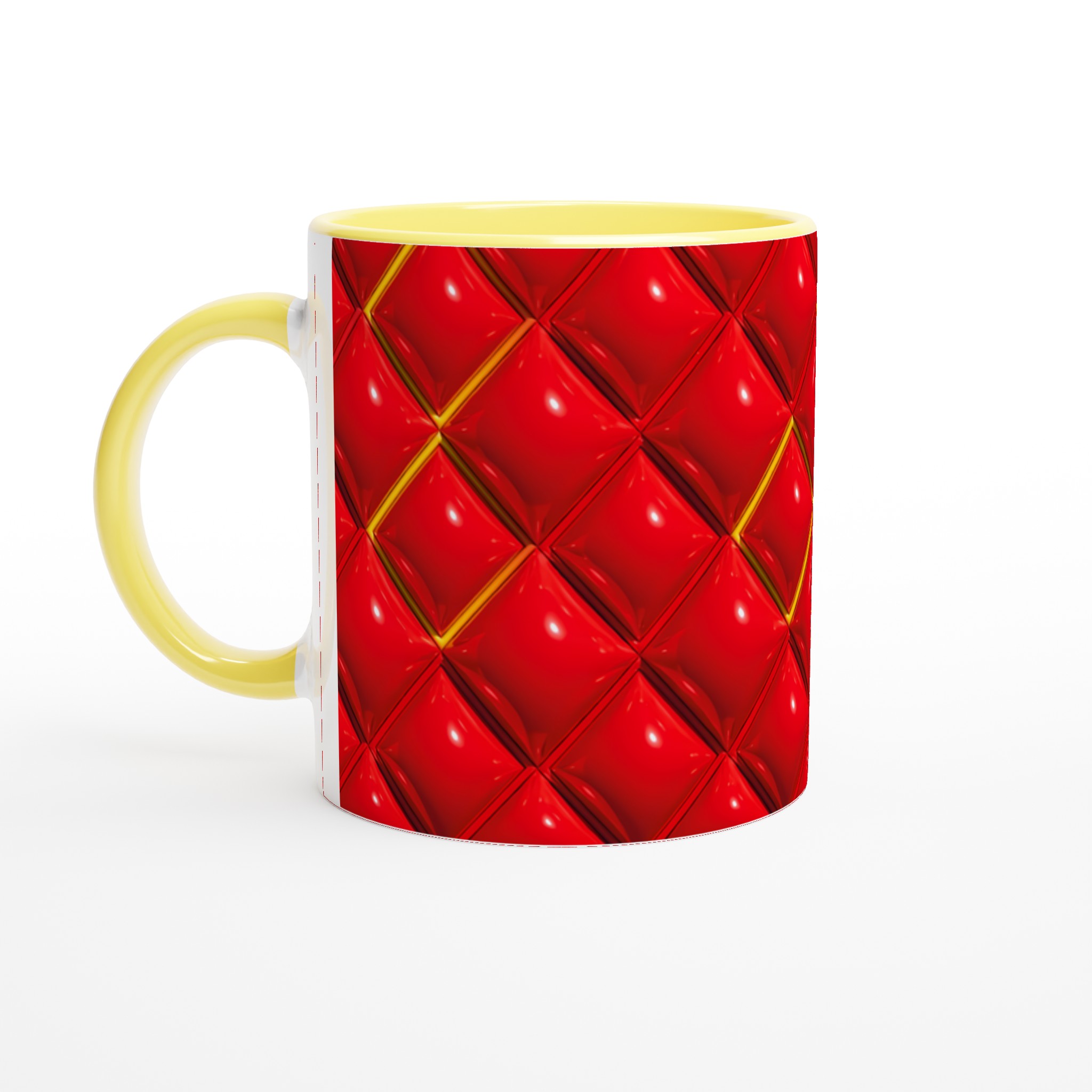 Lyxig Quilted Red & Guld 11oz Keramisk Mugg – Välj din Färg för en Statement-look! 5 3561956b-3fe3-4bbb-8db3-d4fa3e19b532