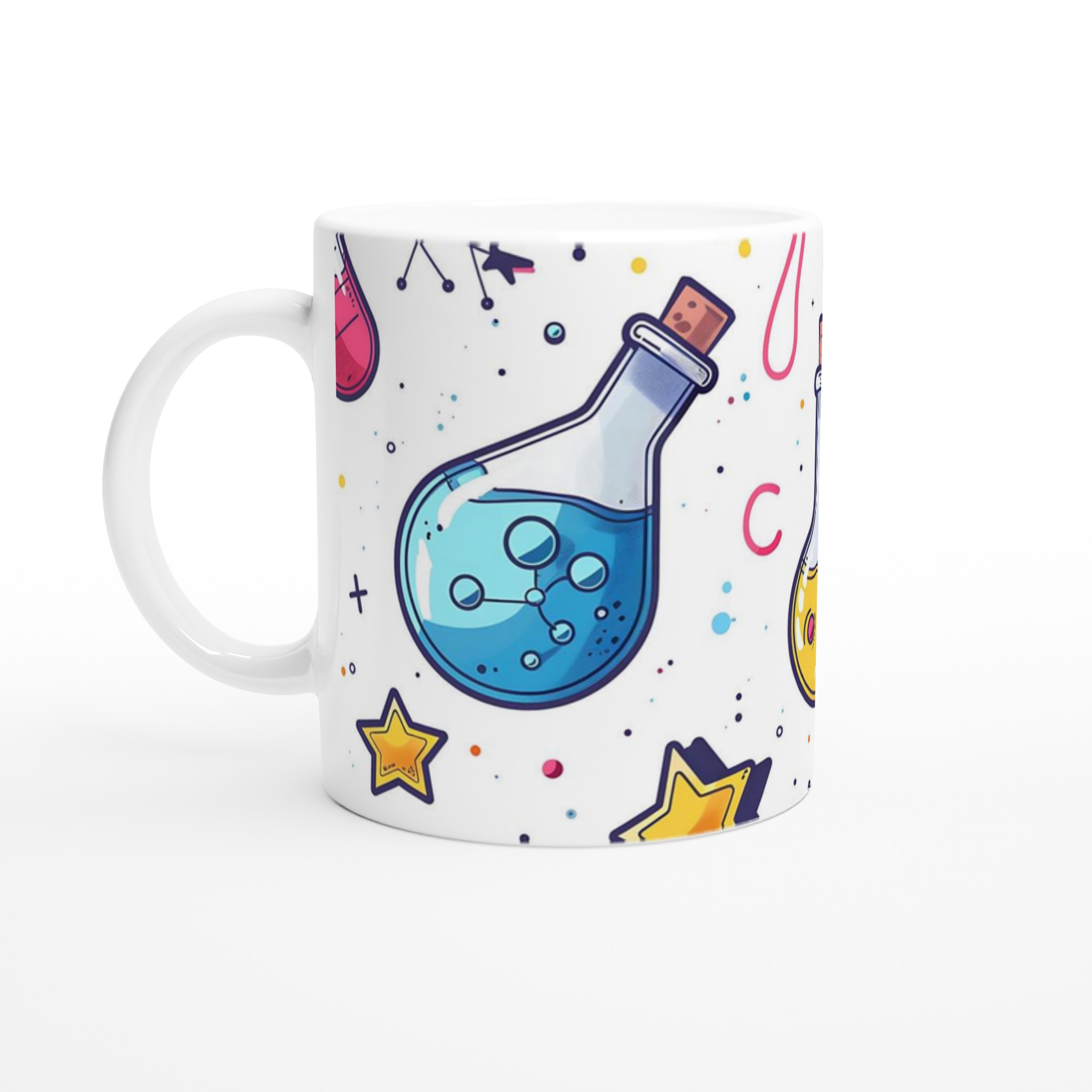 Vetenskapsmugg: Kemiexperiment i Pop Art – 11oz Keramisk Mugg för Nyfikna Själar 1 358ca9bd-b0ab-4ddd-a97f-6fa5726b6a2f