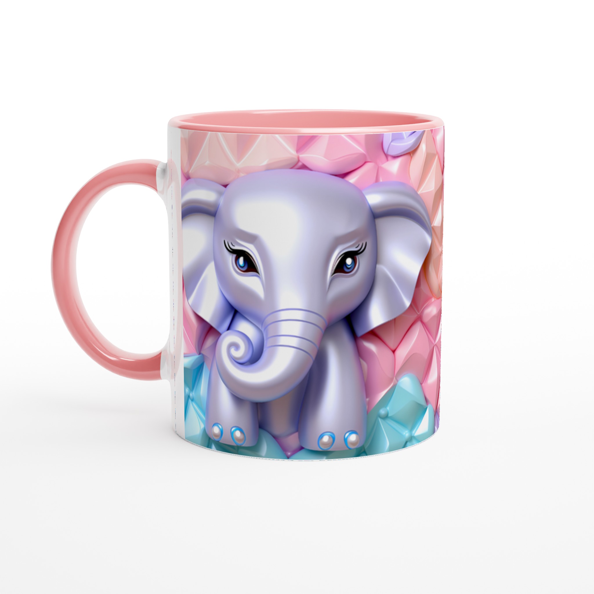 Söt Elefant & Pastell Bubbel Keramikmugg – 11oz, Välj Din Färg! 6 359afcce-4229-44c1-9cf8-02a658d89497