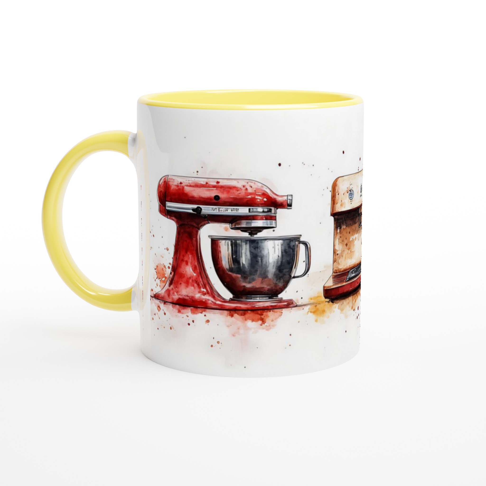 Köksmaskiner i Akvarell – 11oz Keramikmugg i Olika Färger – En Konstnärlig Touch till Din Kaffestund! 3 35d4b16c-3c73-43df-97f7-63194c2aef11