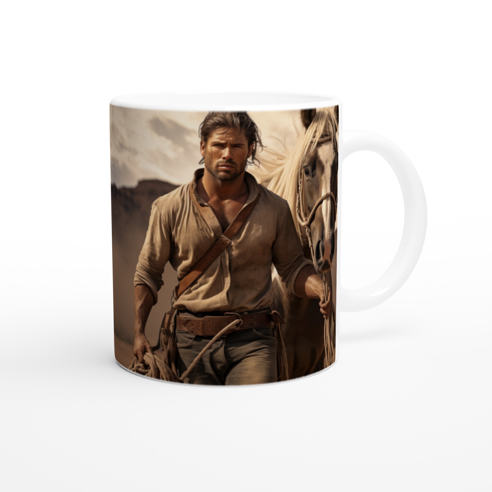 Vilda Västern Cowboy Mugg – Robust 11oz Keramik för Kaffeäventyrare i Valfri Färg! 9 35e568a8-d6cc-493c-aadc-638004364132