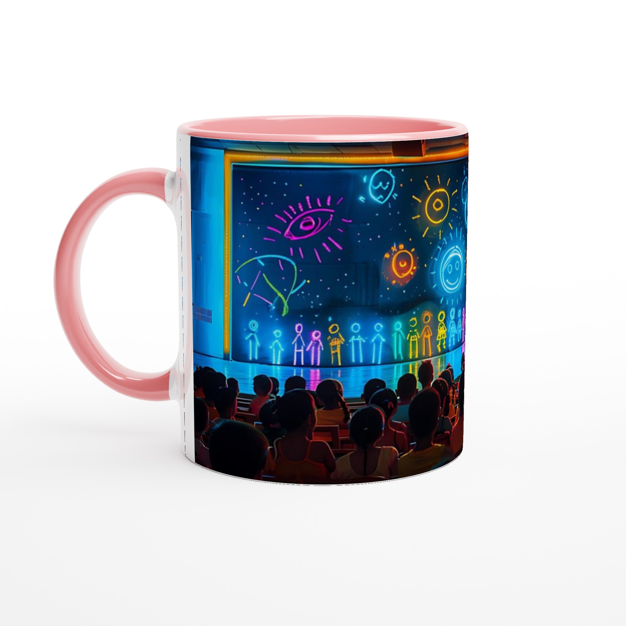 Neon-Glam Keramikmugg – Din Favoritdryck i Strålande Färger, 11 oz 6 35fbf385-dcb7-4ed6-b4a8-1ee00b9243f4
