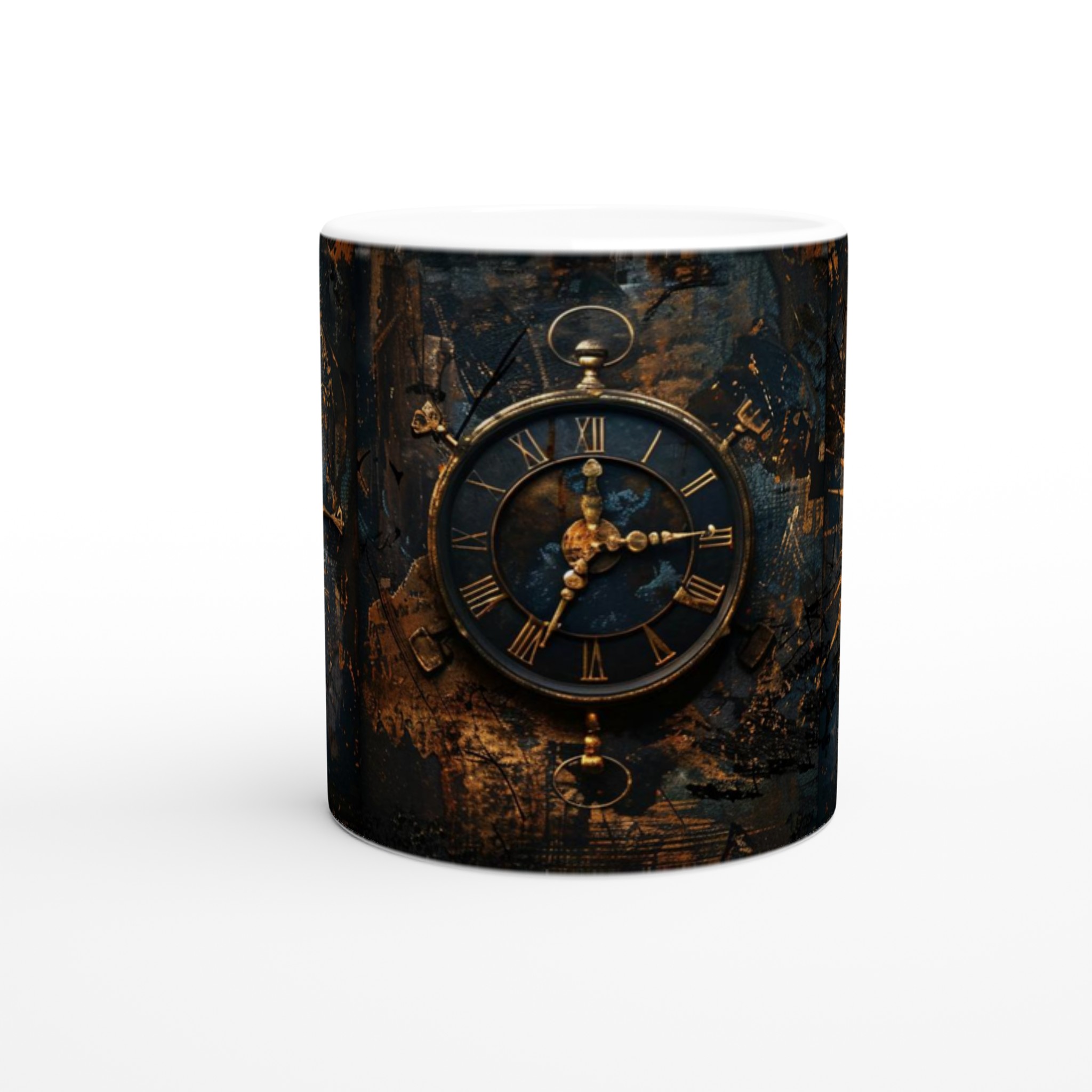 Tidlös Elegans: 11oz Keramikmugg med Antik Klockdesign – Välj din Färg 8 360fabfc-02dc-4a42-b29d-9bd9901ecda2