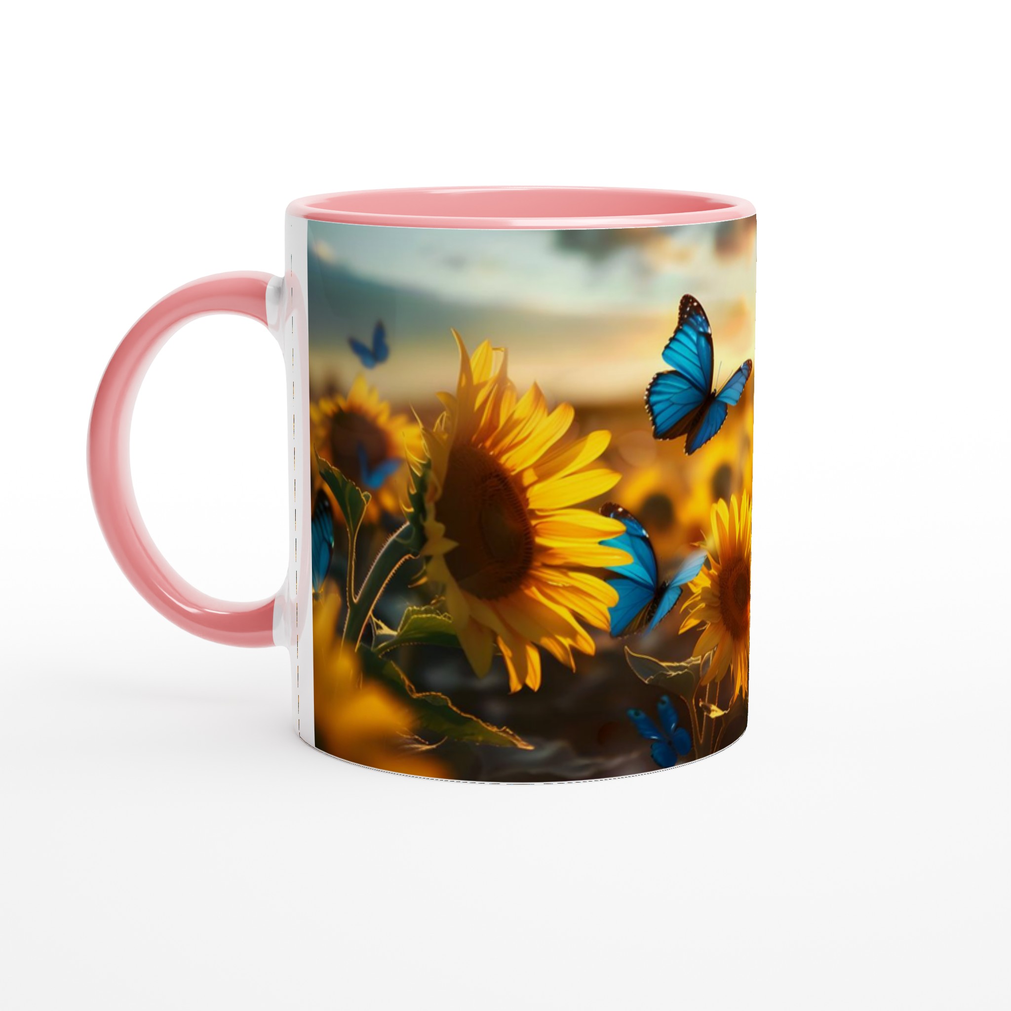 Solrosfältens Magiska Skönhet - 11oz Keramisk Mugg för Livfulla Stunder i Olika Färger 6 36117f9e-c881-42b2-908d-66ec5240bd9d