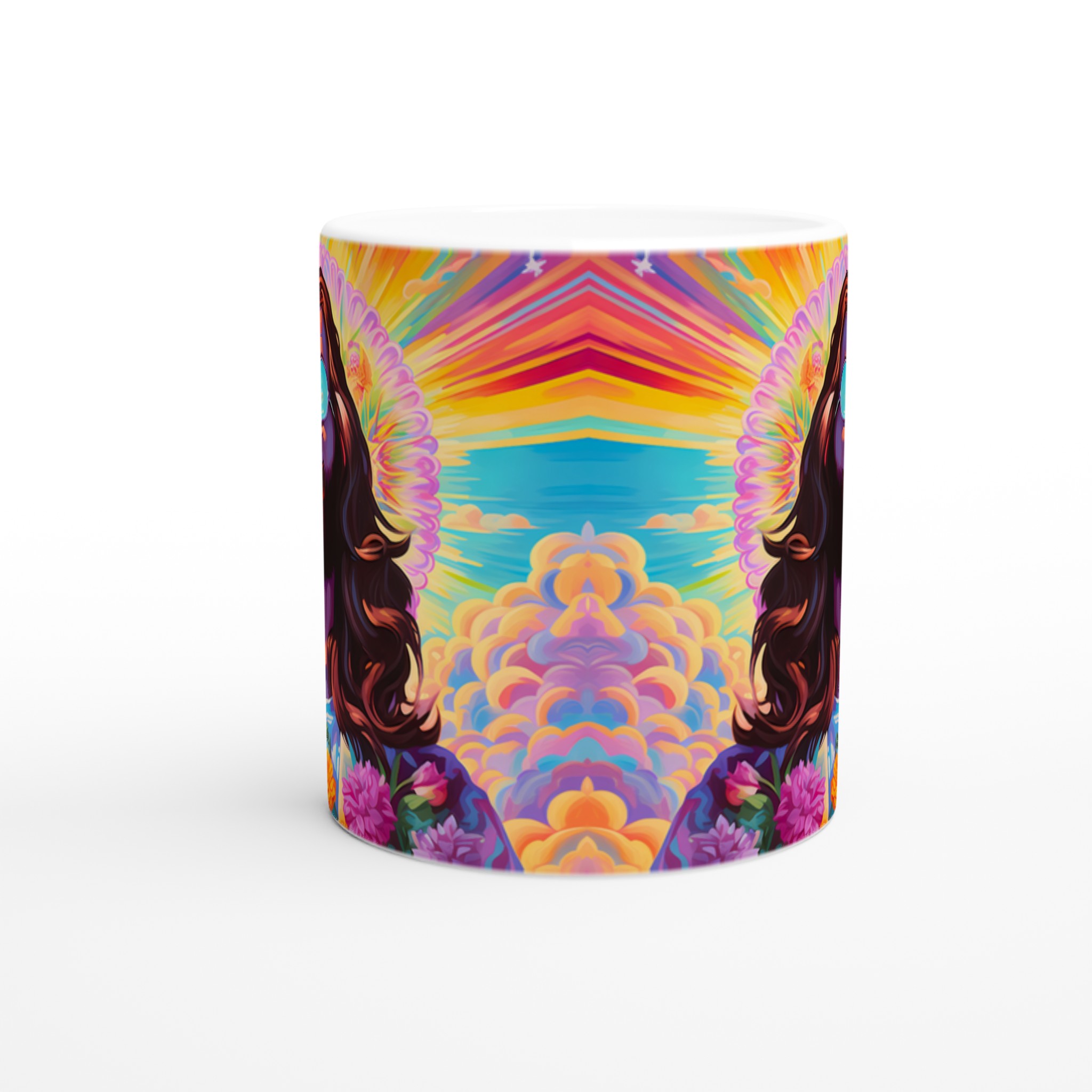 Psykedelisk Jesus Mugg: Levande Hippie Konst & Retro Vibe – 11oz Keramisk Kaffekopp 9 364ed35b-12ba-43e4-91dc-1b5ac9a6bed4