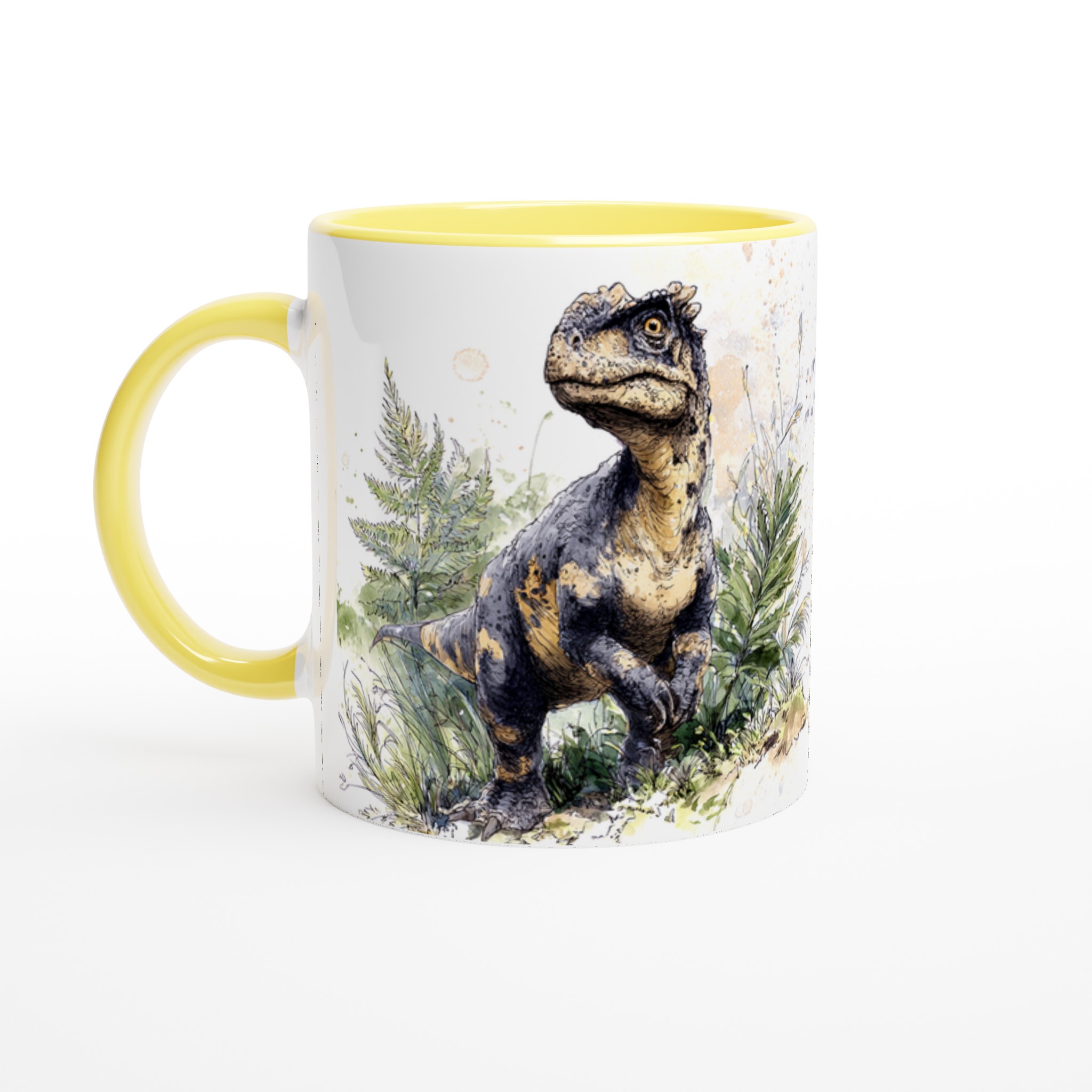 Förhistorisk Charm: Dinosaurie Akvarell Mugg - 11oz Keramikmugg för Dinosaurieälskare i 7 Färger 5 367bf079-a9f4-4400-9fd1-9c6a04aedc19