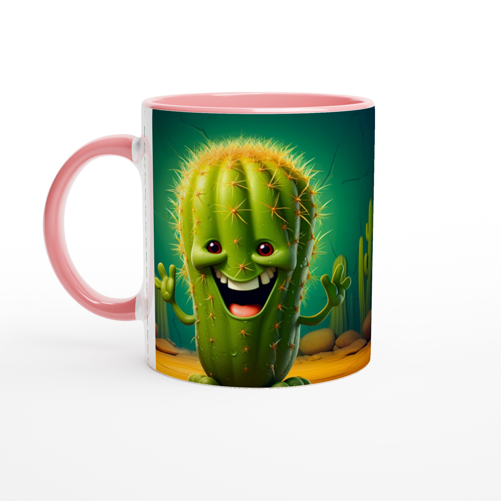 Glad Kaktus Mugg – 11oz Keramikmugg för kaffe, te eller din favoritdryck – Välj bland 7 roliga färger! 6 37164a5e-2880-4baa-a50c-9c14f149bfb7