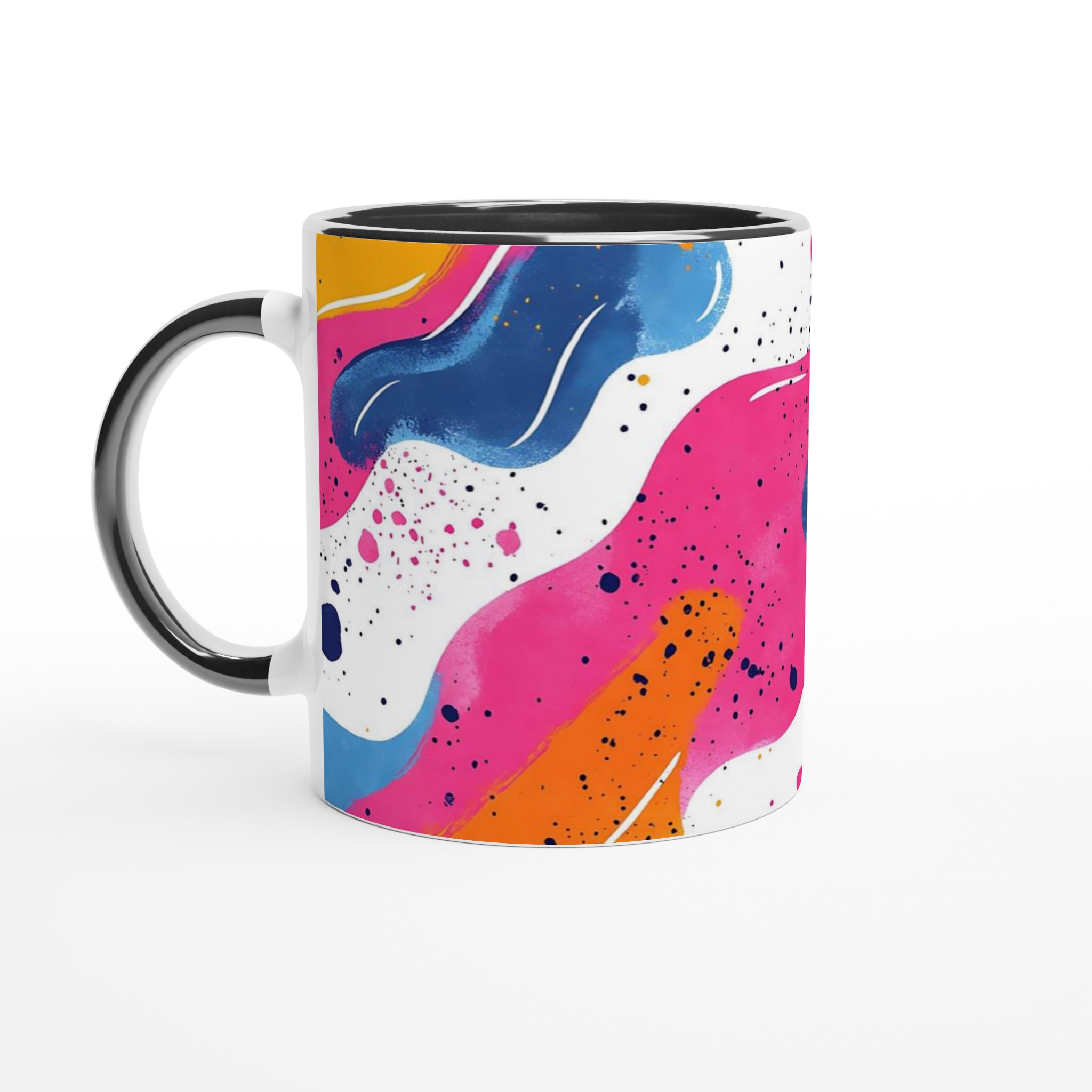 Abstrakt Pop Art Keramikmugg 11oz – Färgstark & Diskmaskinssäker – Välj din Favoritfärg! 4 37533eae-a374-4ecd-9f80-191c836a63a2