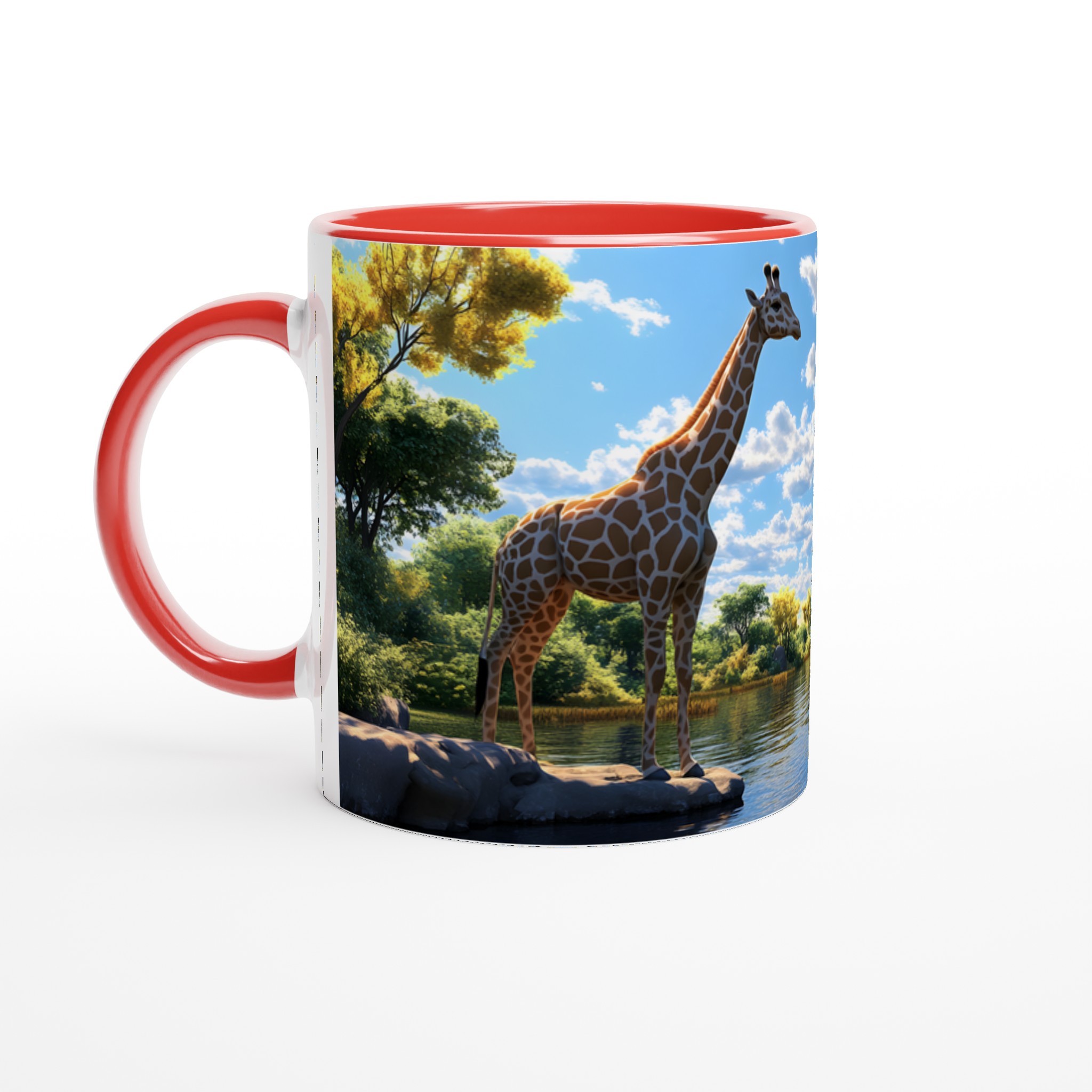 Giraffe vid Vattnet – 11oz Keramisk Mugg för Naturälskaren 5 37ff8f03-5557-4e3b-9bf3-5252261a1329
