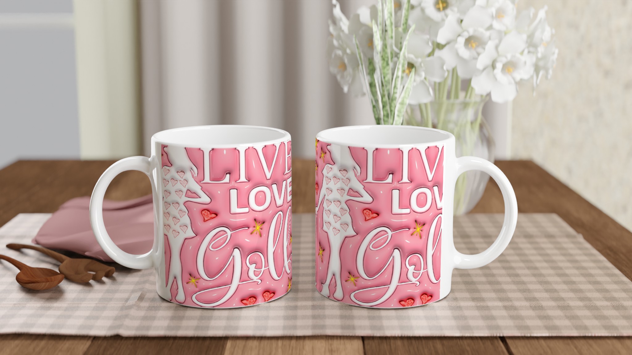 Live Love Golf Rosa Keramikmugg – Din Kaffepaus på Banan, Välj Färg! 10 3817ec27-4d3e-4138-9241-9f30ac9a11b2