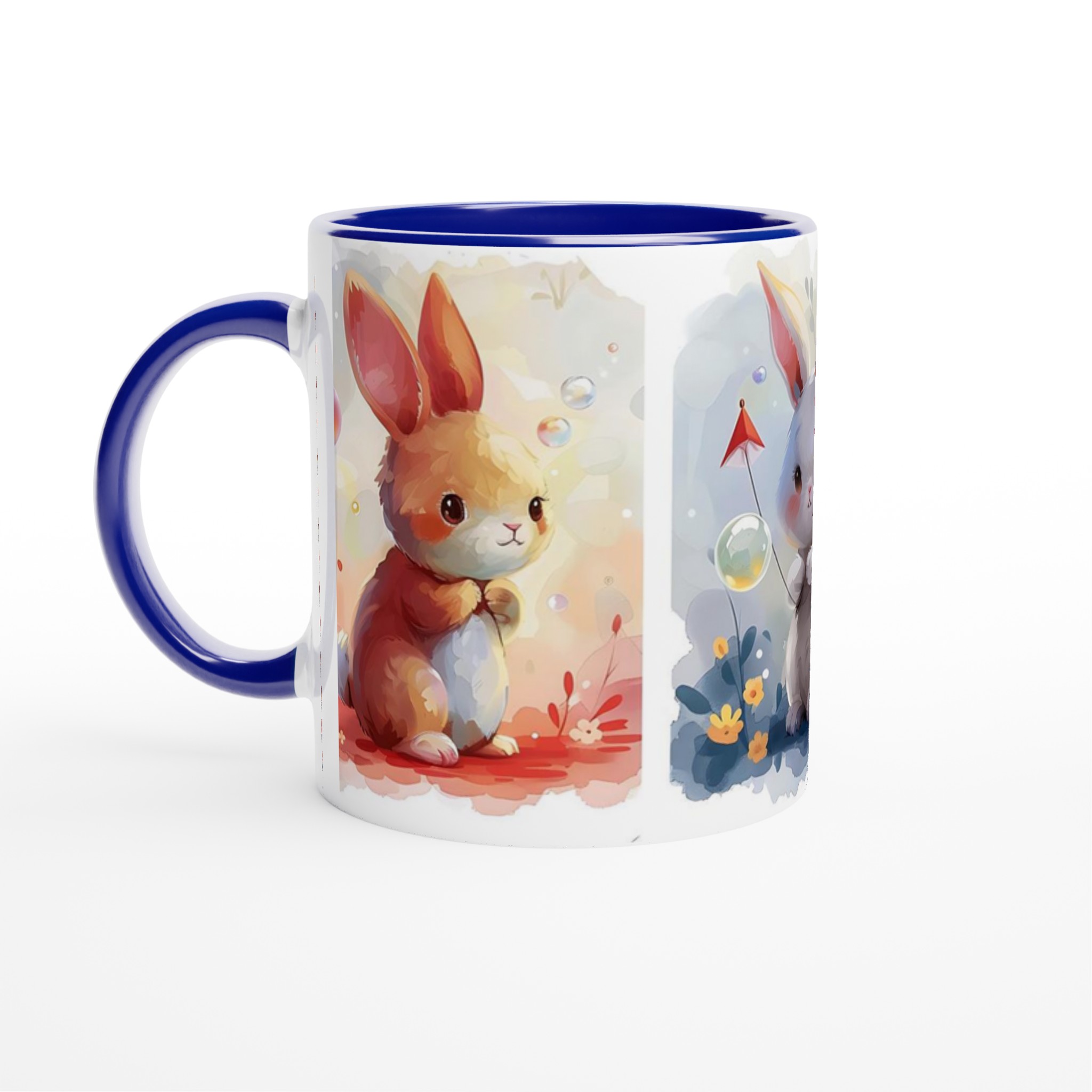 Söta Akvarellkaniner Mugg – Charmig 11oz Keramikmugg i Valfri Färg 4 38bf2442-9619-468c-90bb-9a9d7caa3484
