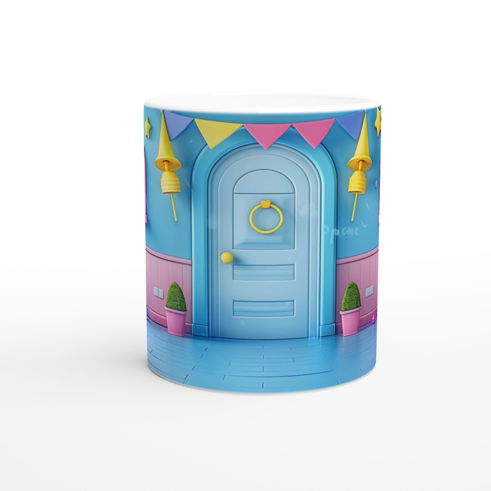 Pastell drömvärld 11oz keramikmugg – En magisk design för barnasinnet, i ditt val av 7 lekfulla färger 8 38fbbfef-053f-4b1e-90d1-639a1fb79e8e