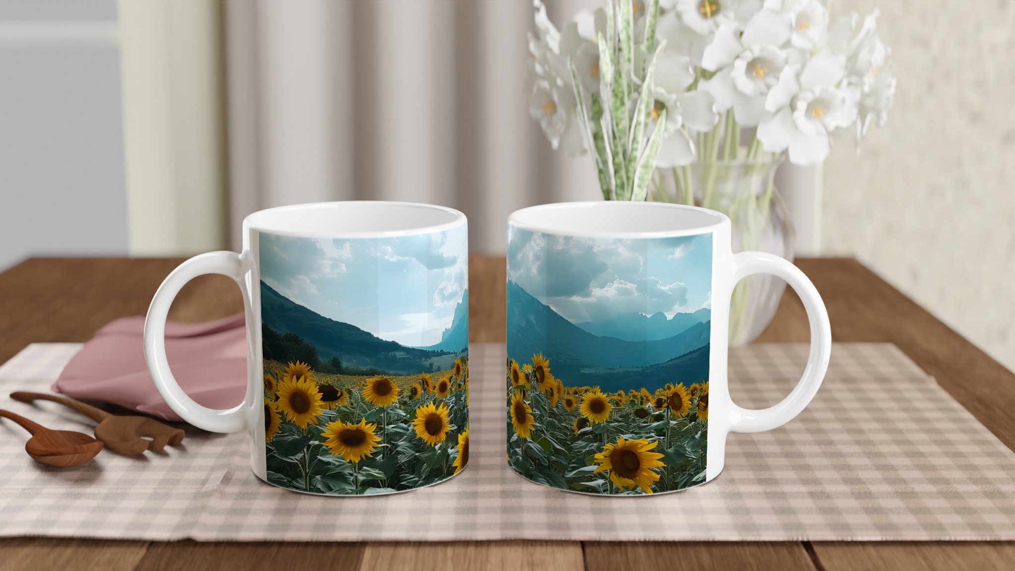 Solrosfält Keramikmugg – Strålande Gul & Levande Design, Välj Din Färg! 10 38fe7f11-153f-4ce5-a501-e1500deab477