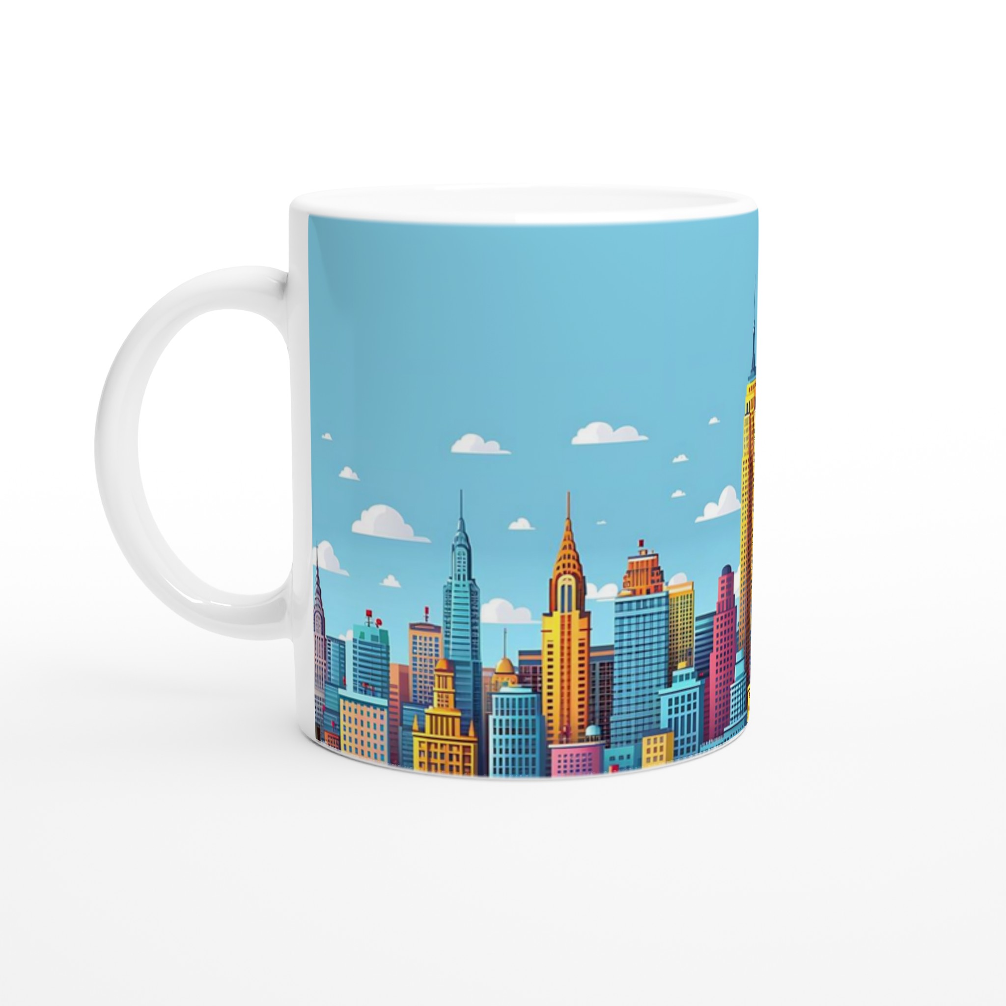 New York City Skyline Kaffemugg – Färgstark Keramikmugg i 7 Nyanser 1 392eb4cb-61b5-4b17-8293-7d0ee881d9dd