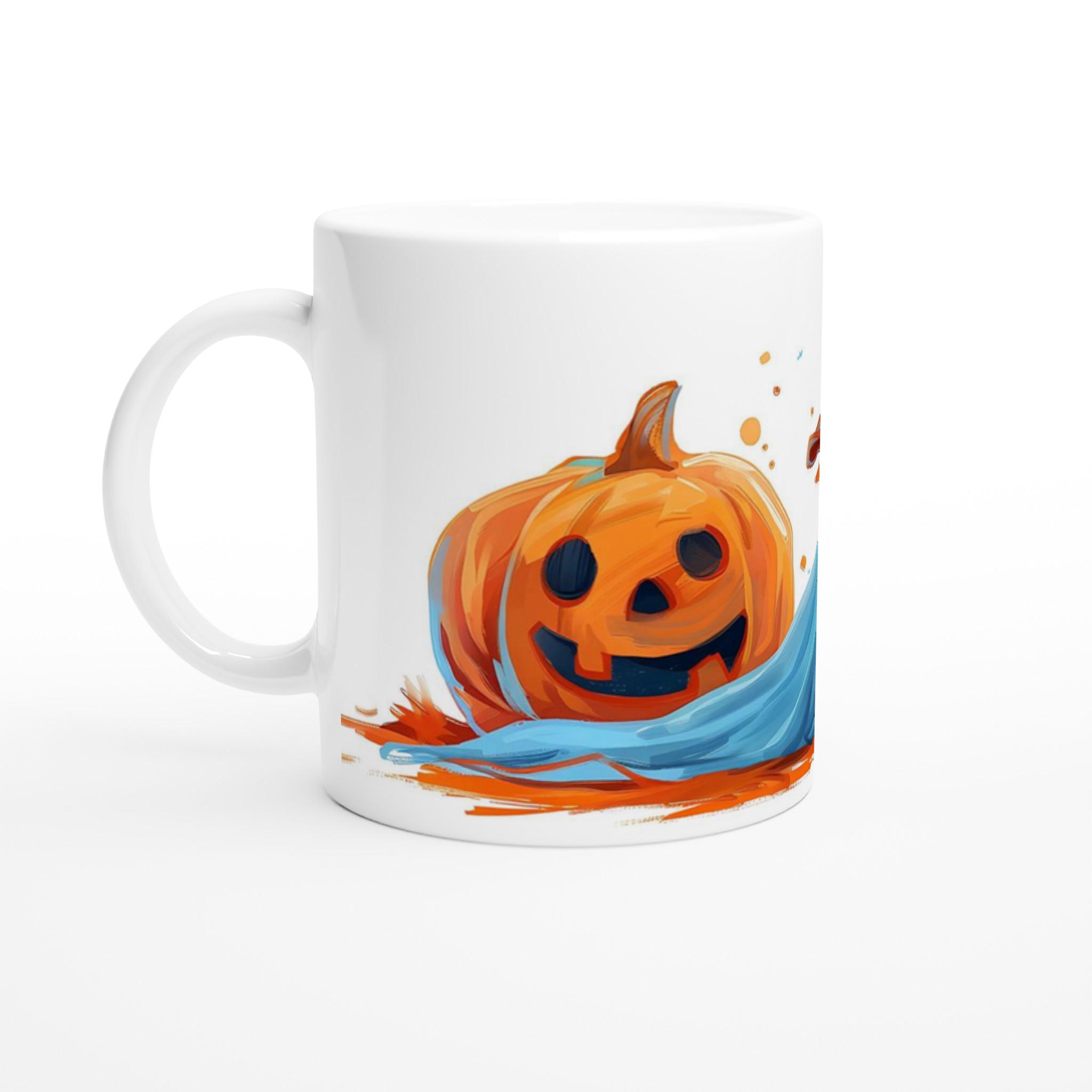 Bus eller Godis! Halloweenpumpa & Spökkompis Mugg – Välj Färg & Lyft Höstens Fika 1 39653801-ab69-4d39-b09d-2b70f5b1a10e
