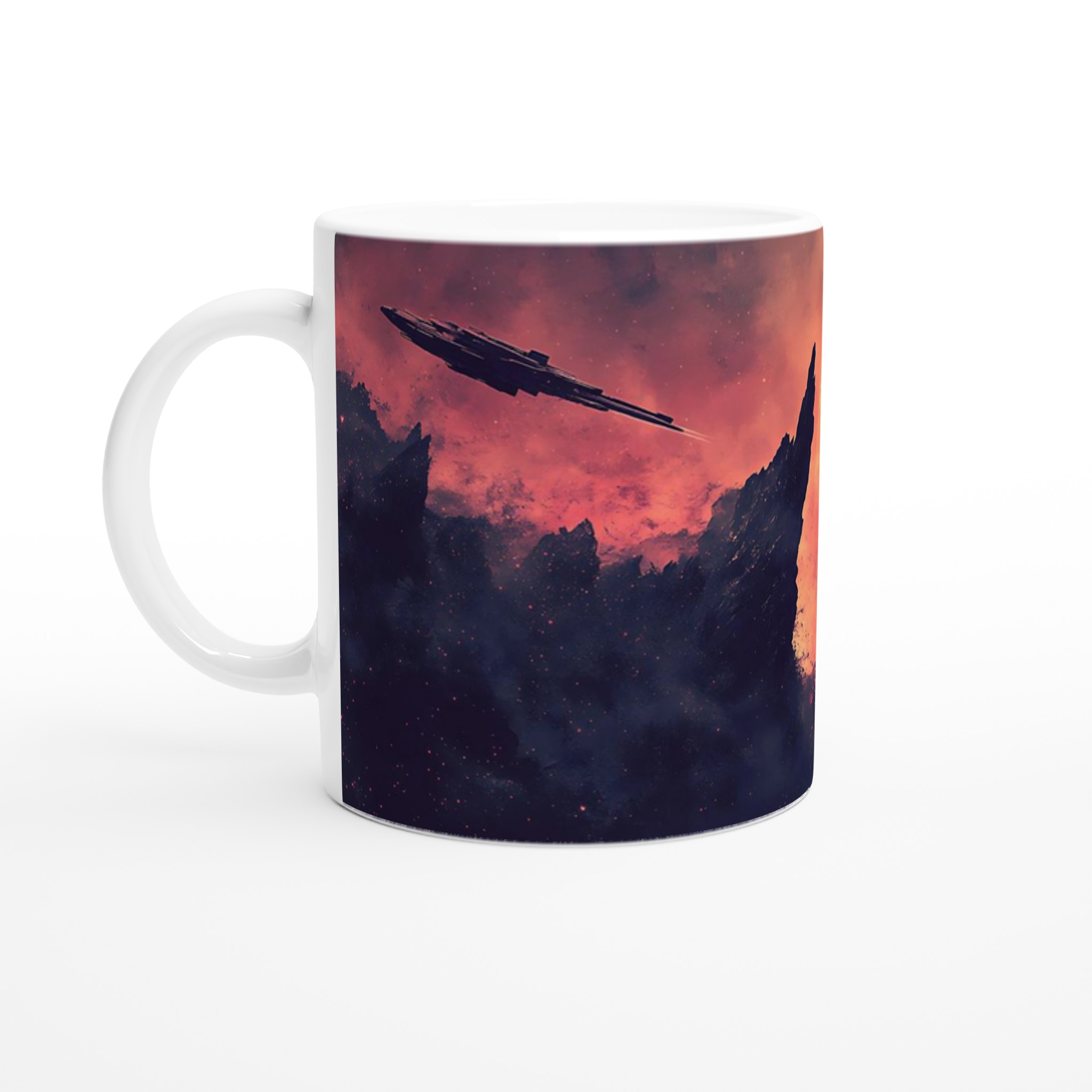 Kosmisk Rymdskepps Keramikmugg - 11oz Galaktisk Design i Flera Färger 1 39ab9066-b20c-4bfe-a3eb-606c908198b4