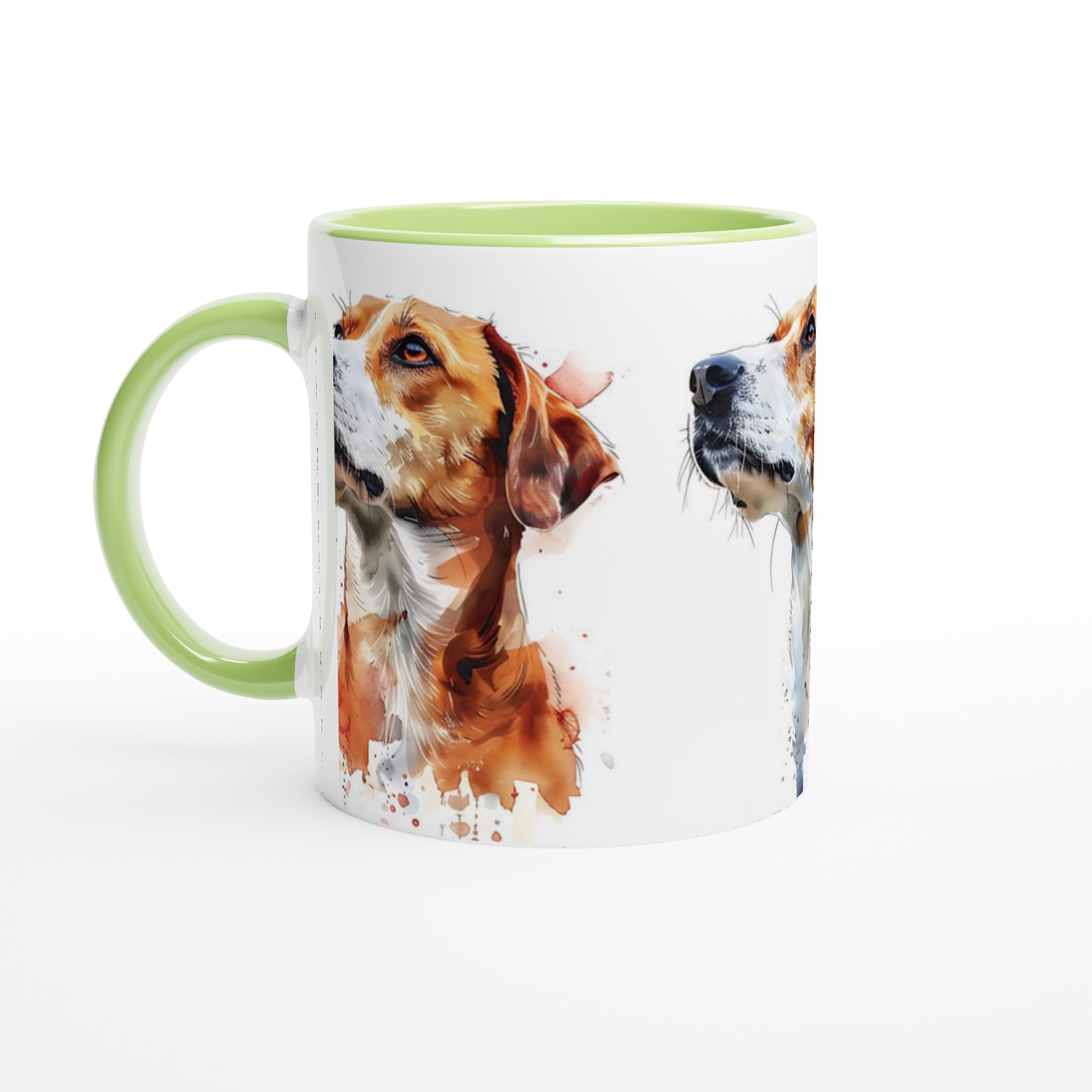 Akvarell Beagle Keramikmugg - Charmig Hundkonst i Klara Färger, Välj Din Favoritmugg 6 3a7d77de-6134-4138-9976-d0cbf54c90c2